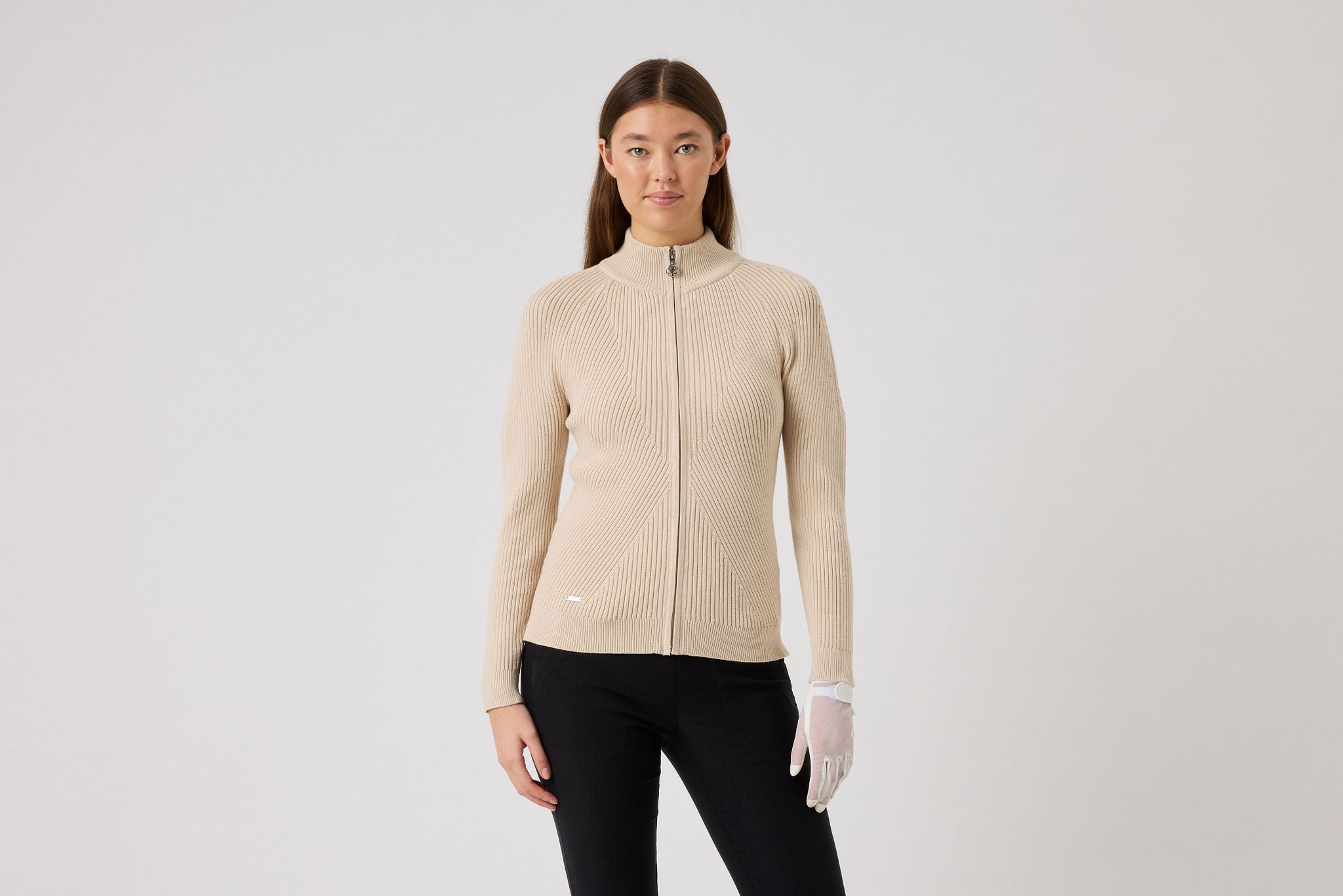 Daily Sports Rib Ls Cardigan Damen