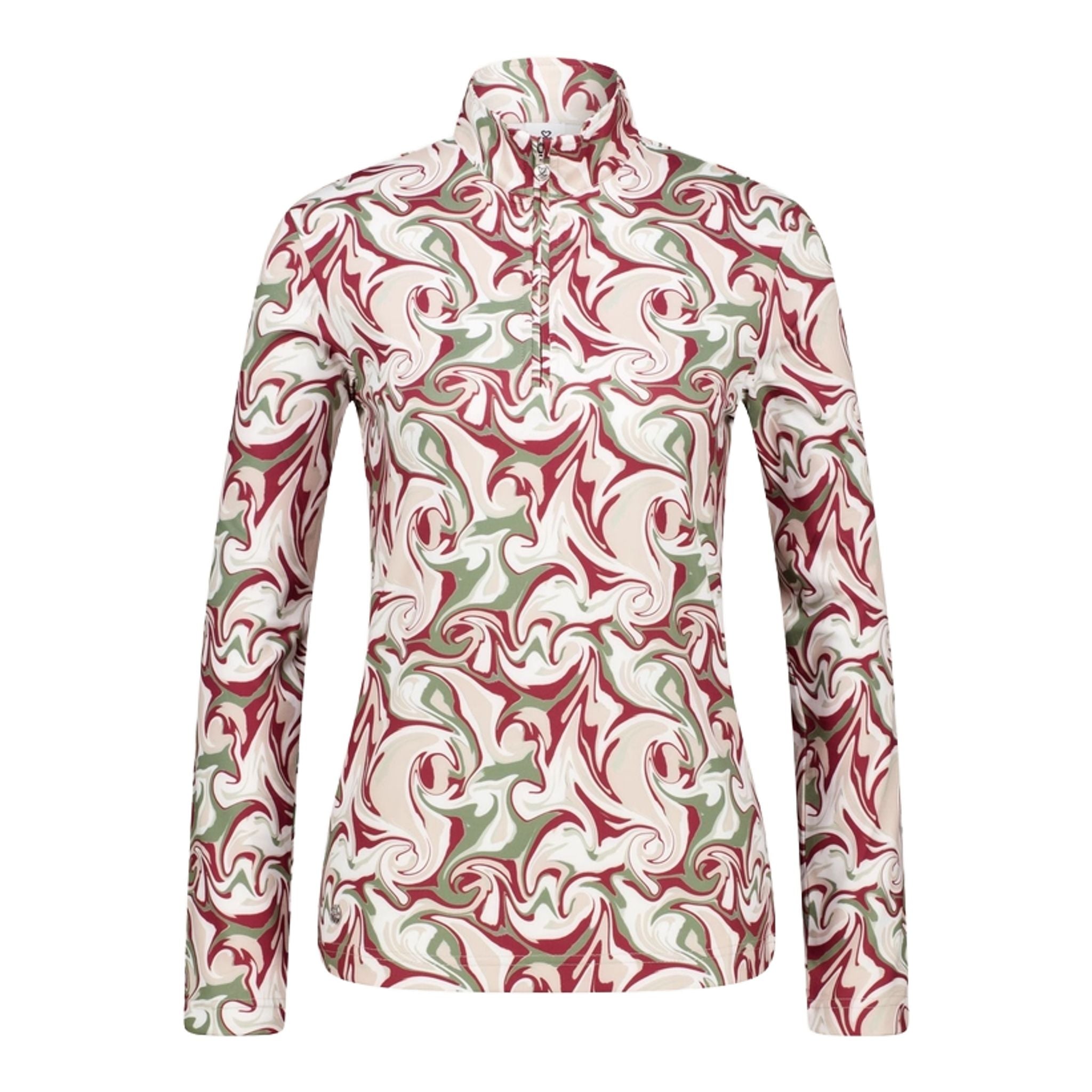 Daily Sports Print Peached Poloshirt Damen