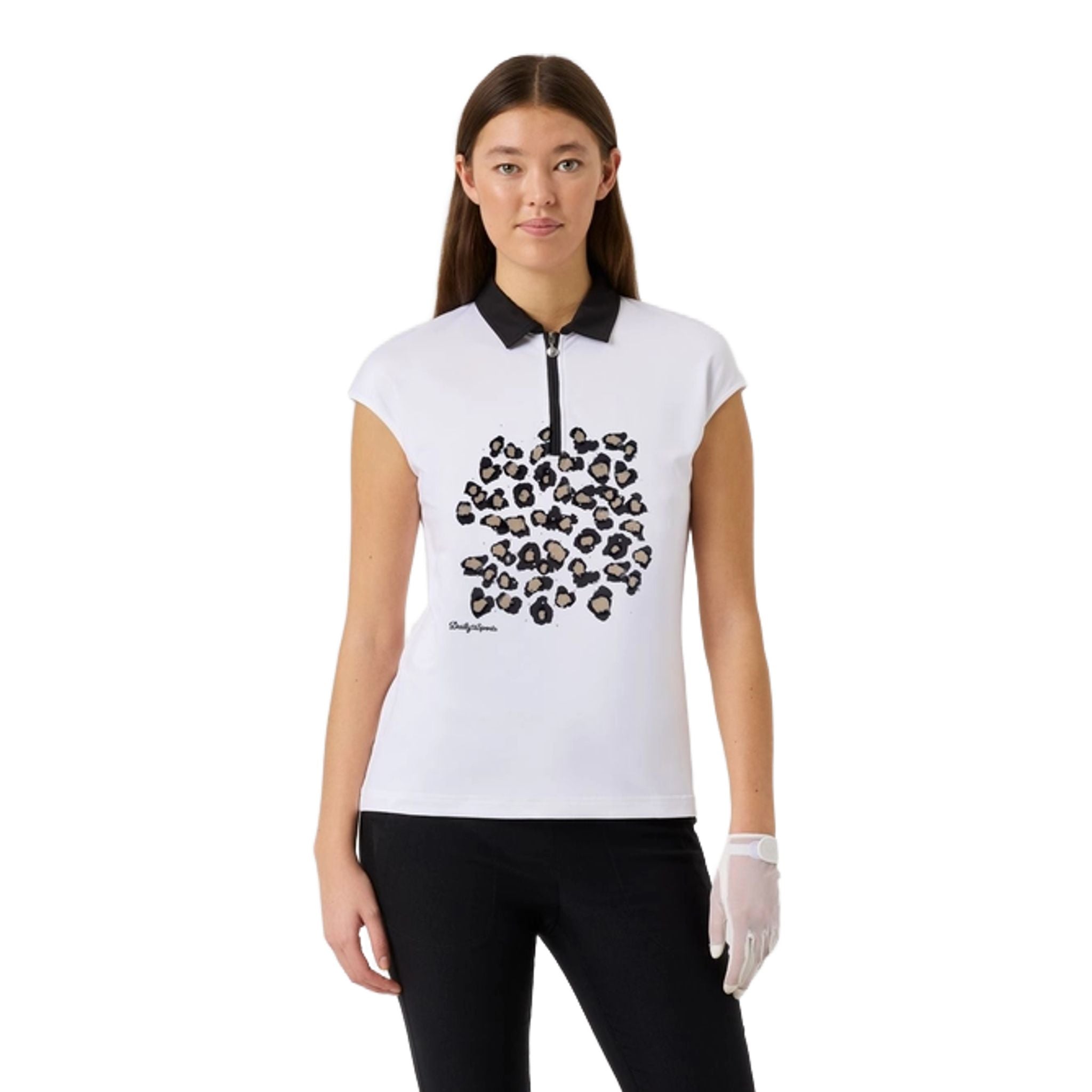 Daily Sports Embellished Cap Kurzarmshirt Damen