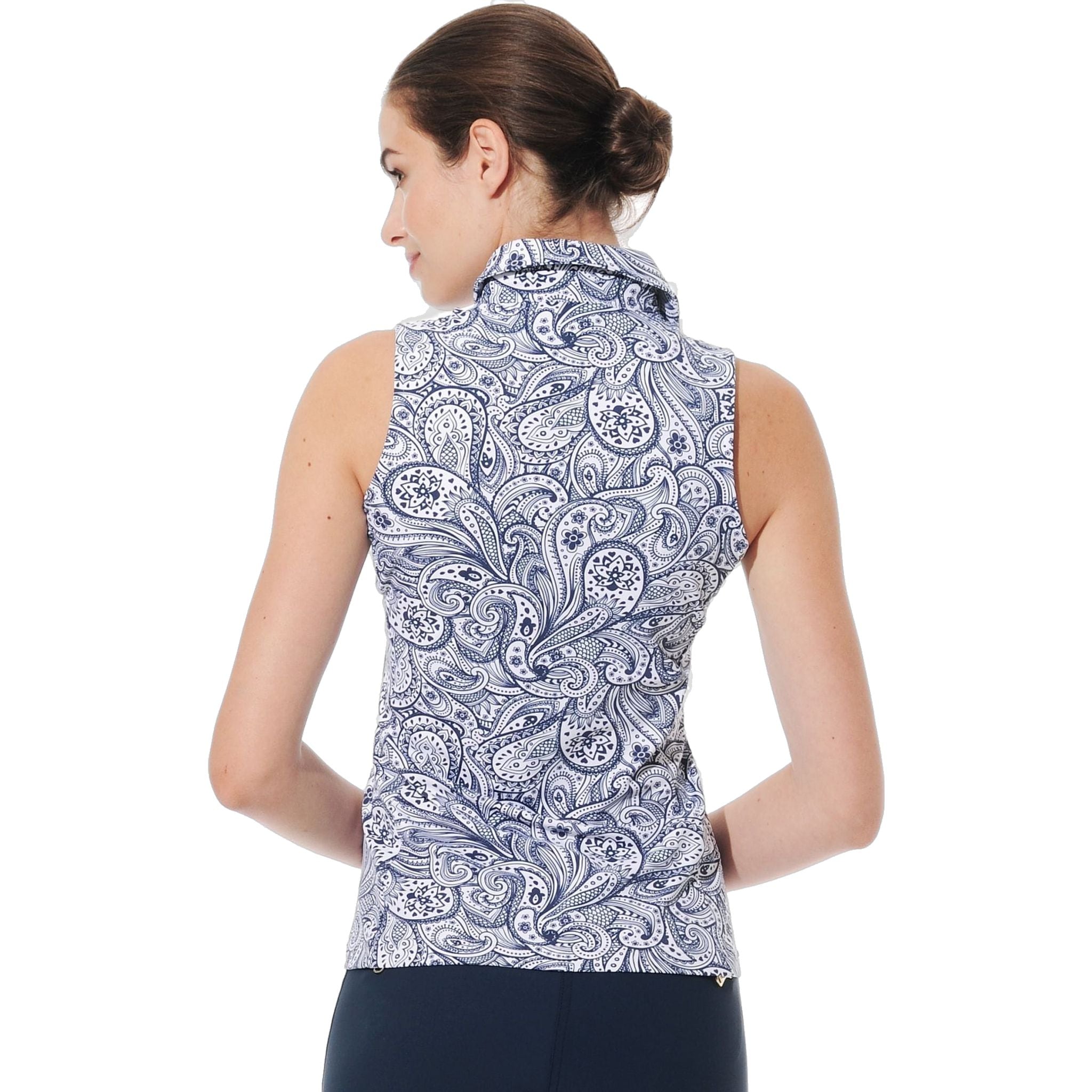 MDC Sportwear Merlyn Print Paisley Polo Damen