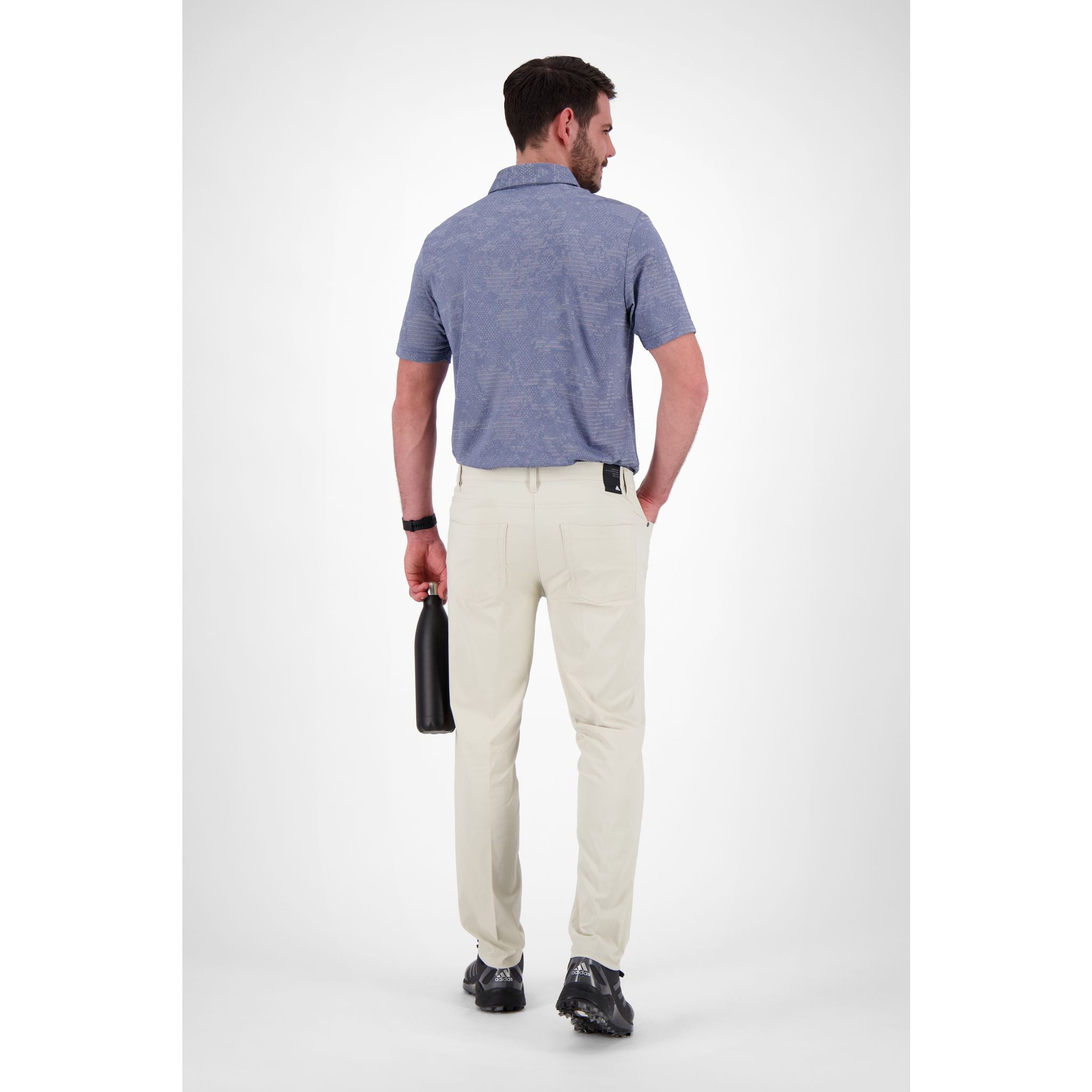 Adidas Camo SS Polo Navy/Grau Herren