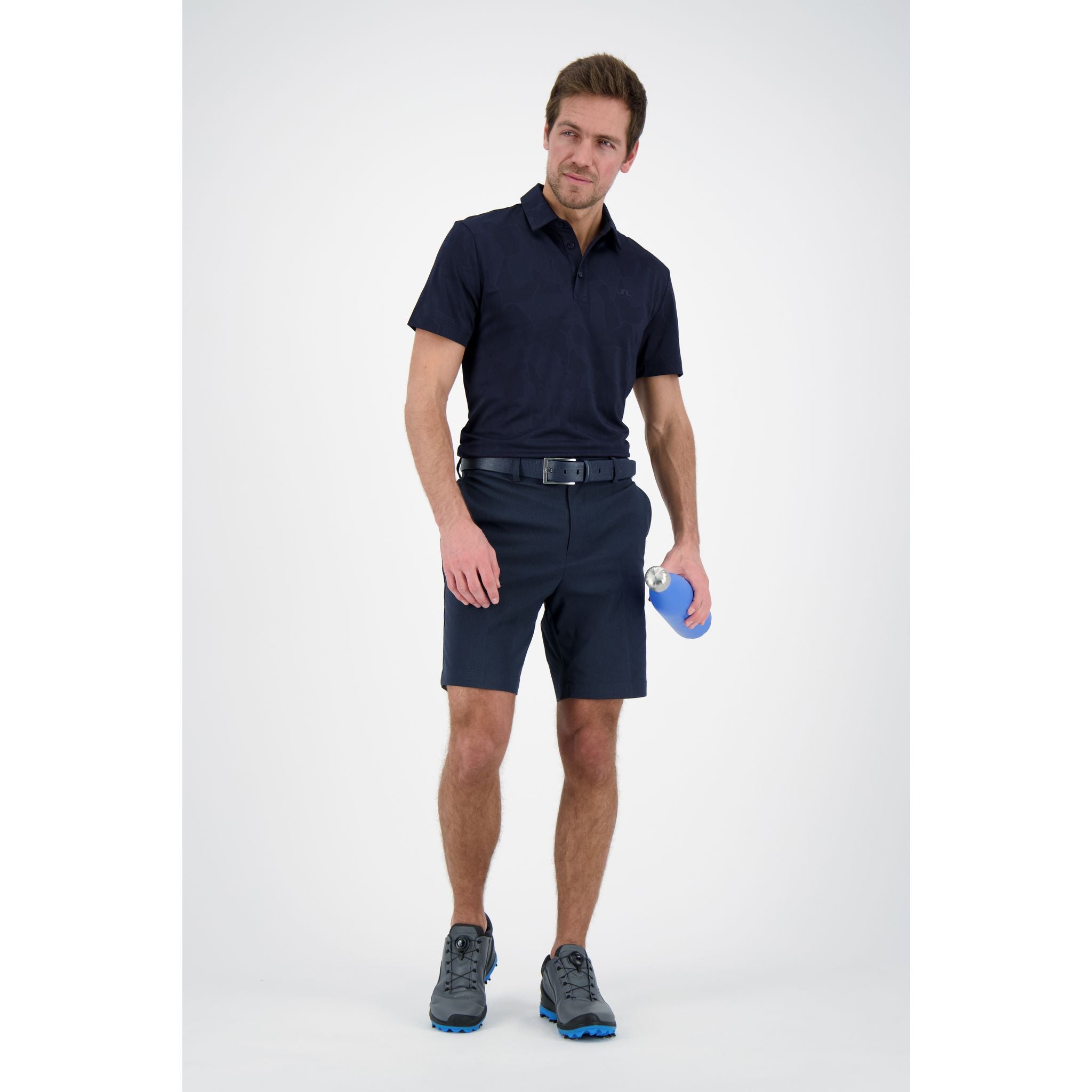 J. Lindeberg M Clide Regular Fit SS Polo JL Navy Herren