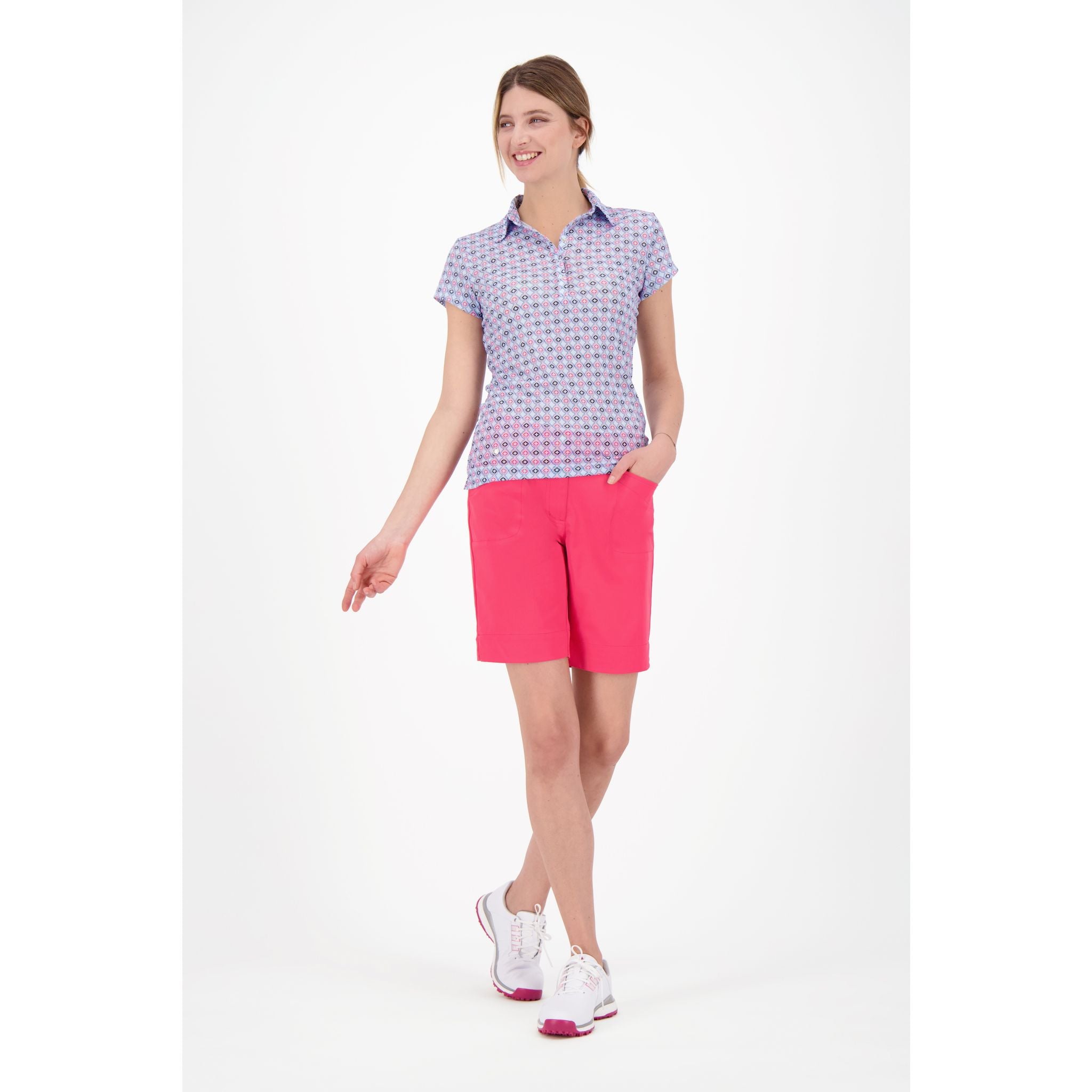 Daily Sports Polo SS W Sue Mesh Cap Breeze Damen