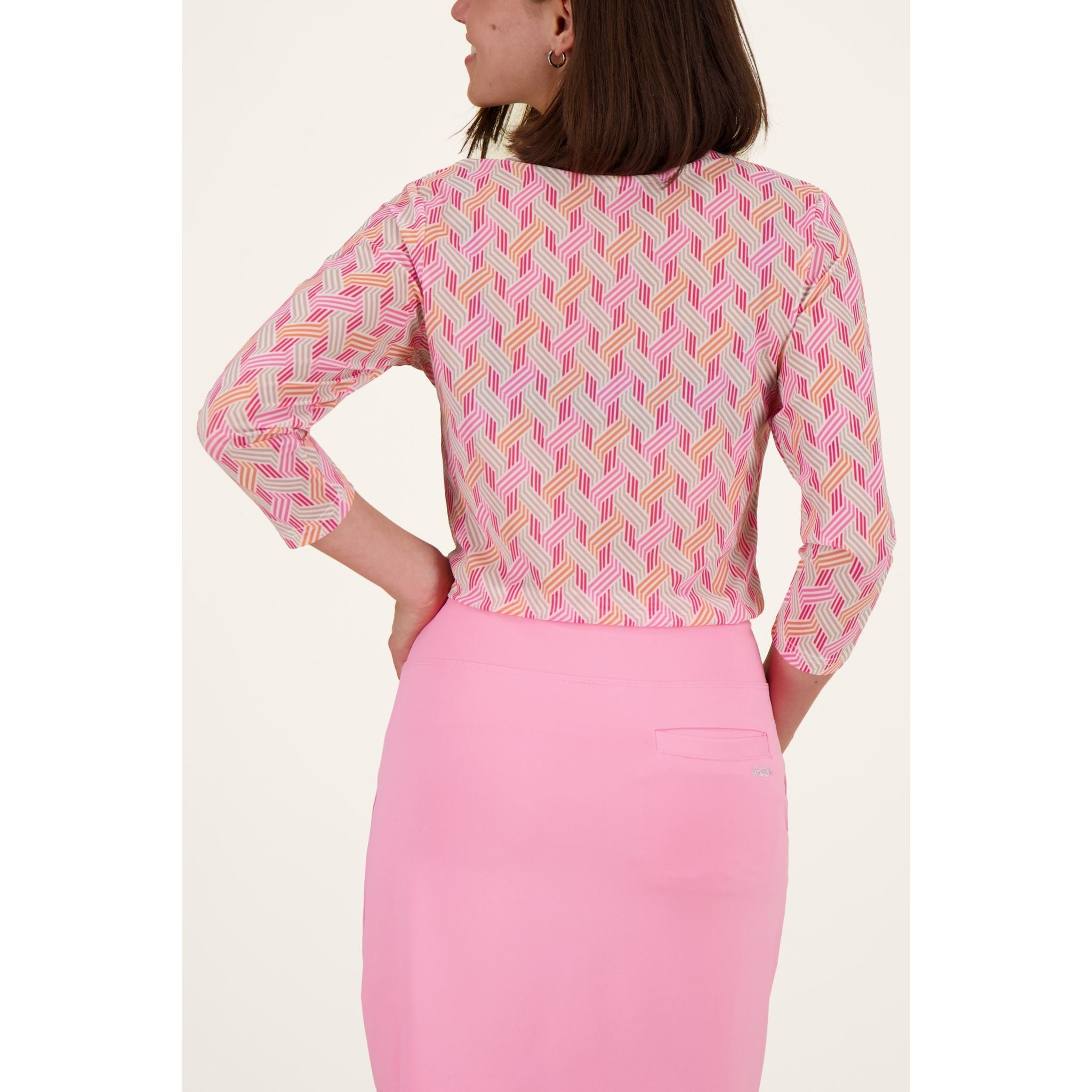 Daily Sports Digne Mesh 3/4 Sleeves Polo Shirt Damen