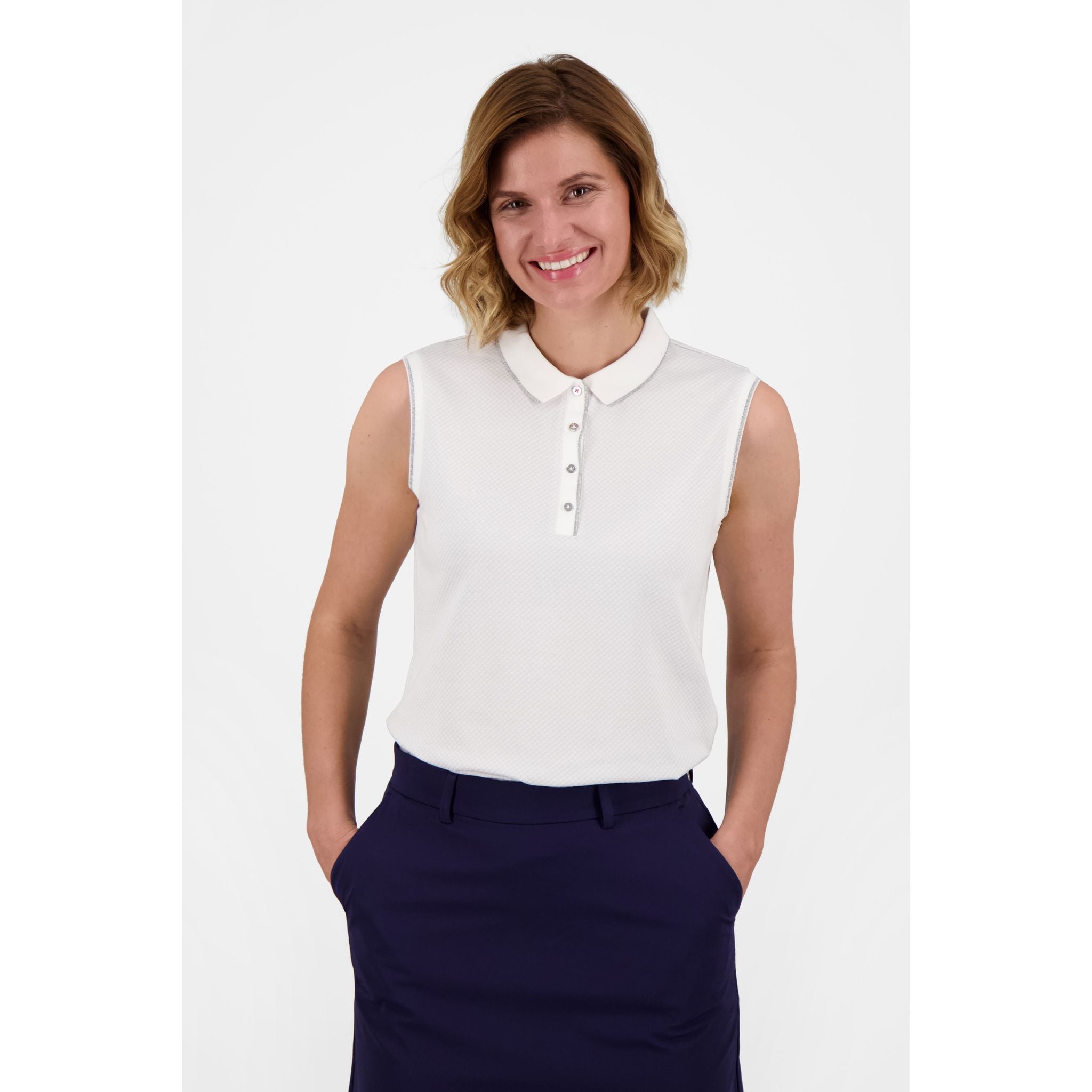 Kjus Ella Structure S/L Golfpolo Damen