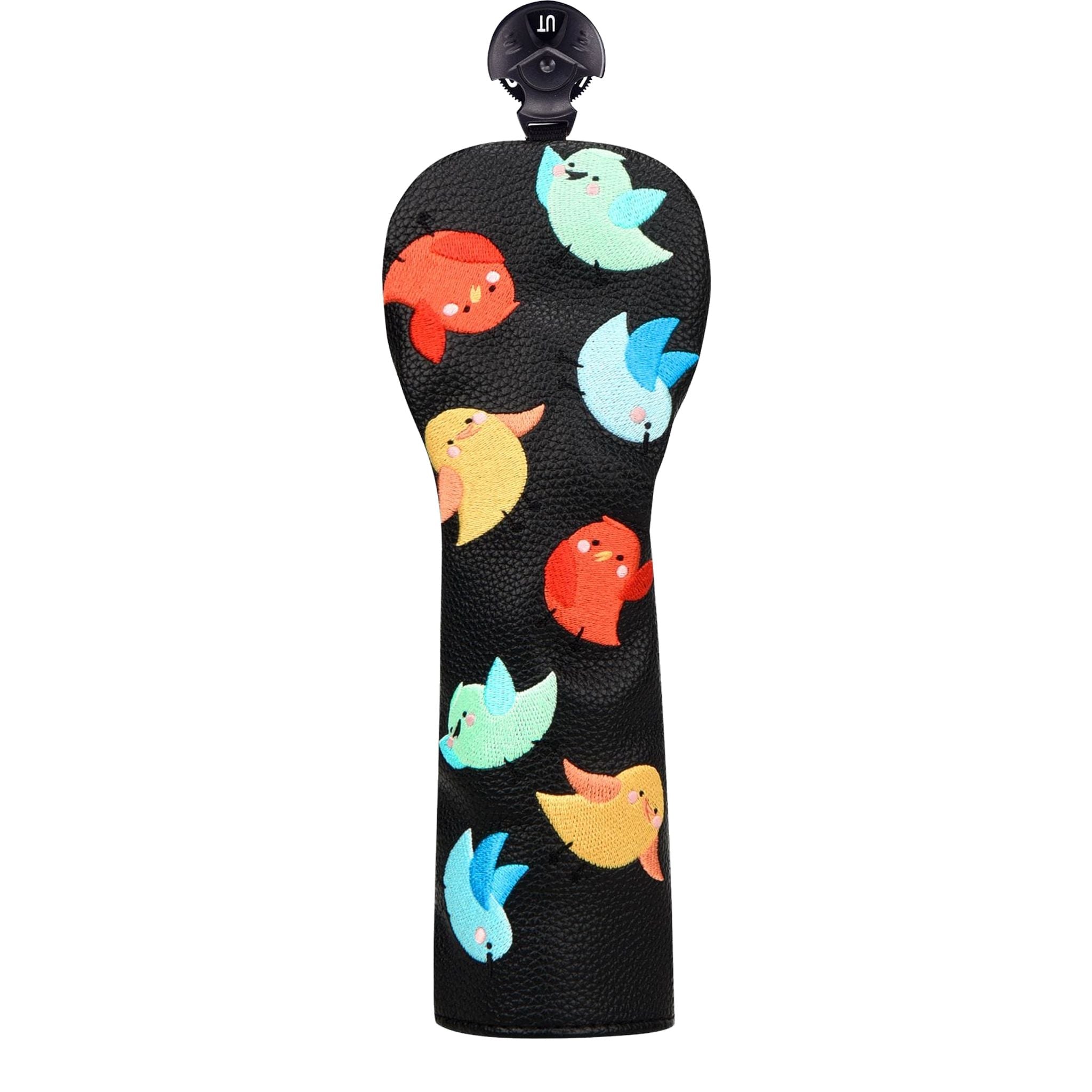 Emroydered Headcovers Birds Hybrid Headcover