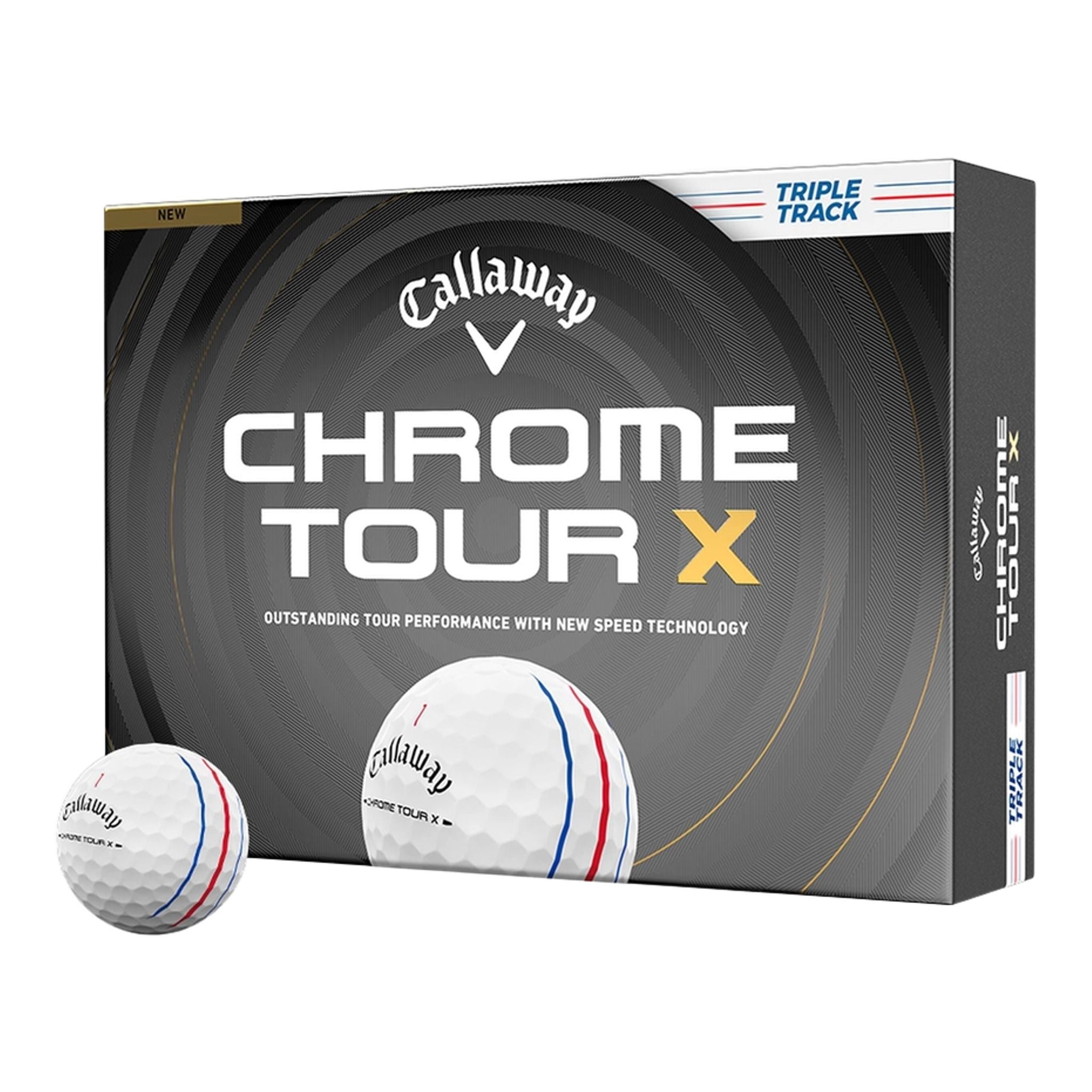 Callaway Chrome Tour X Triple Track 26 Golfbälle