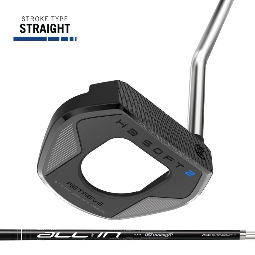 Cleveland HB Soft 2 Black Satin Retreve Putter Herren