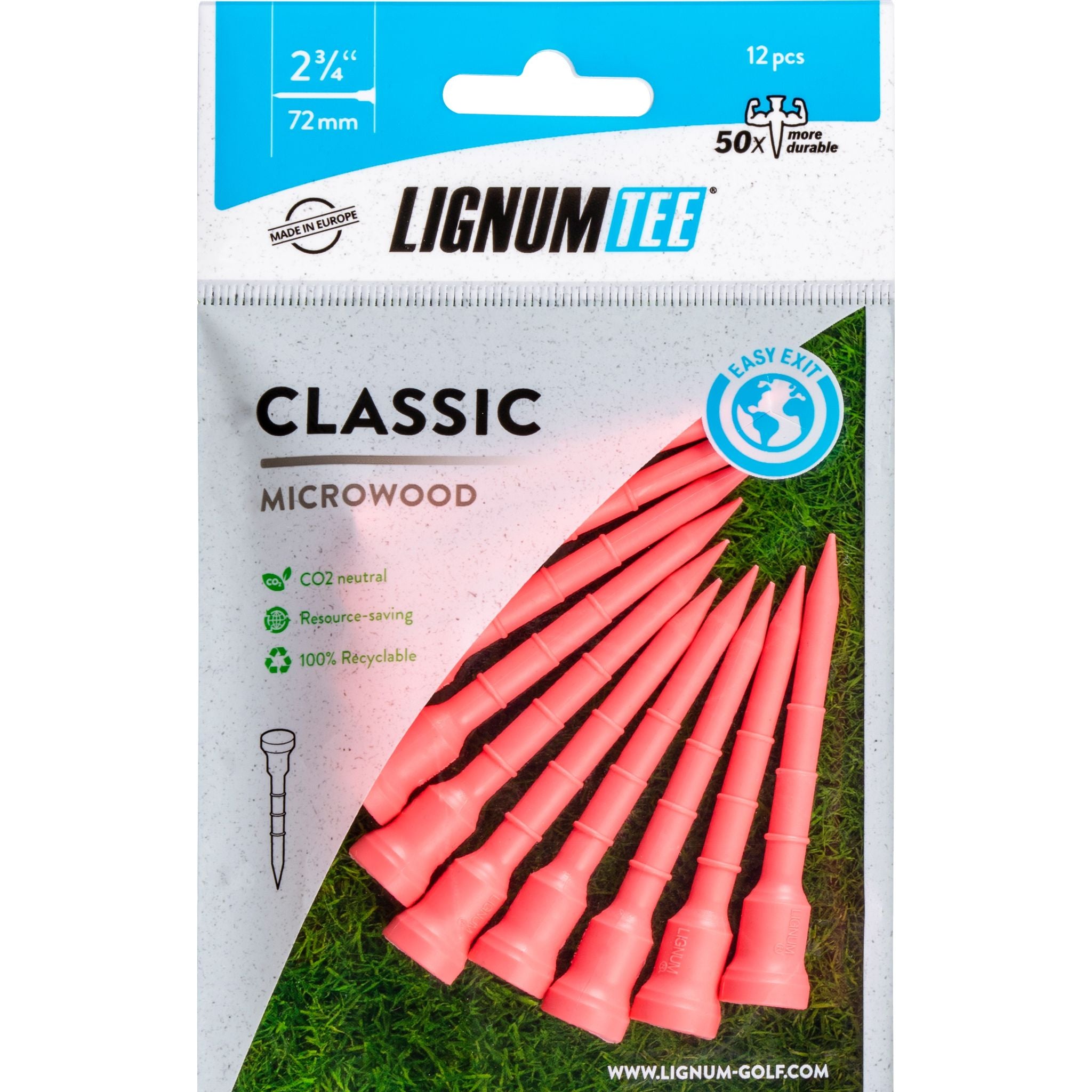 Lignum Classic Tee 72mm