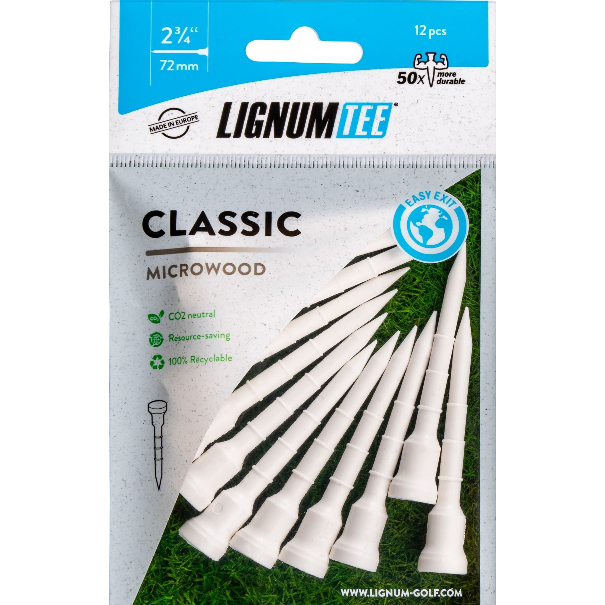 Lignum Classic Tee 72mm