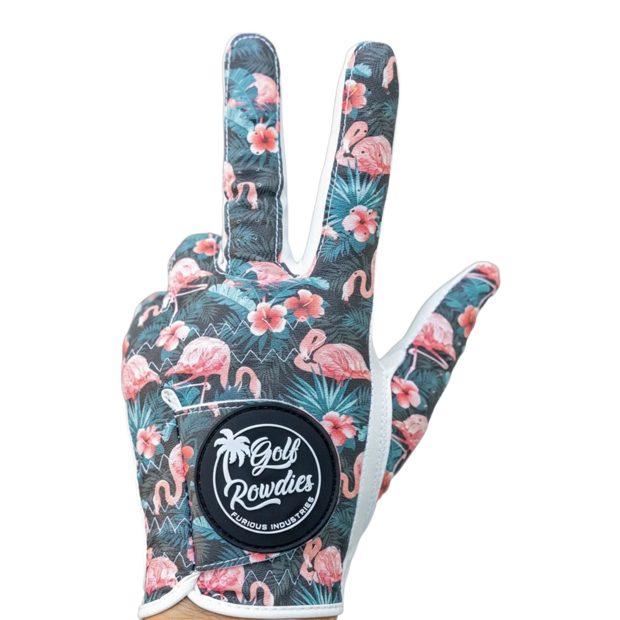 Golf Rowdies Flamingo Handschuh Herren