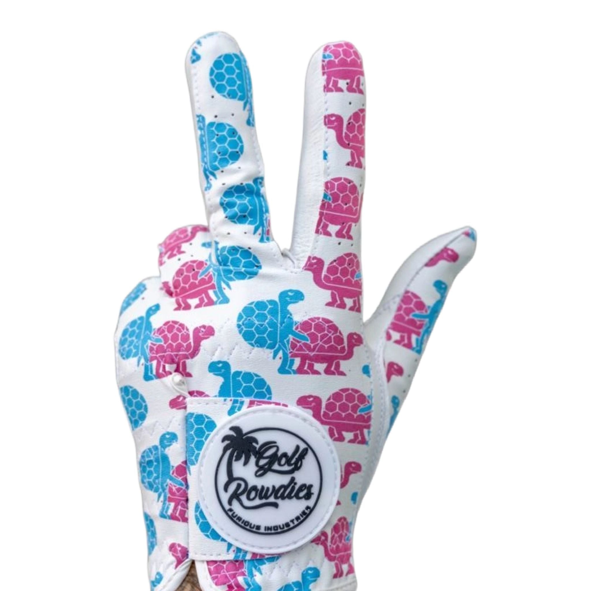 Golf Rowdies Love Turtles Handschuh Herren