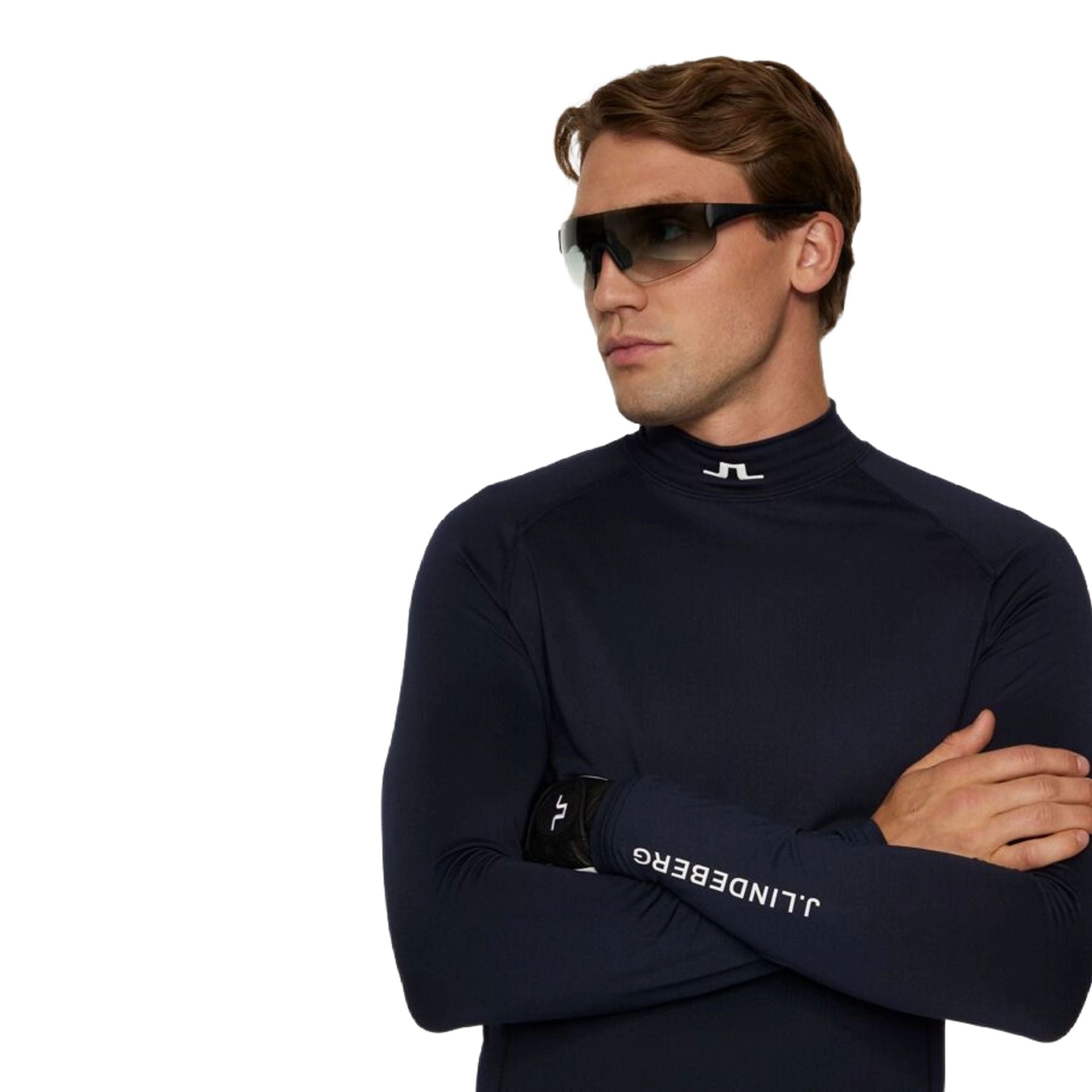 J. Lindeberg Ello Brushed Langarmshirt Herren