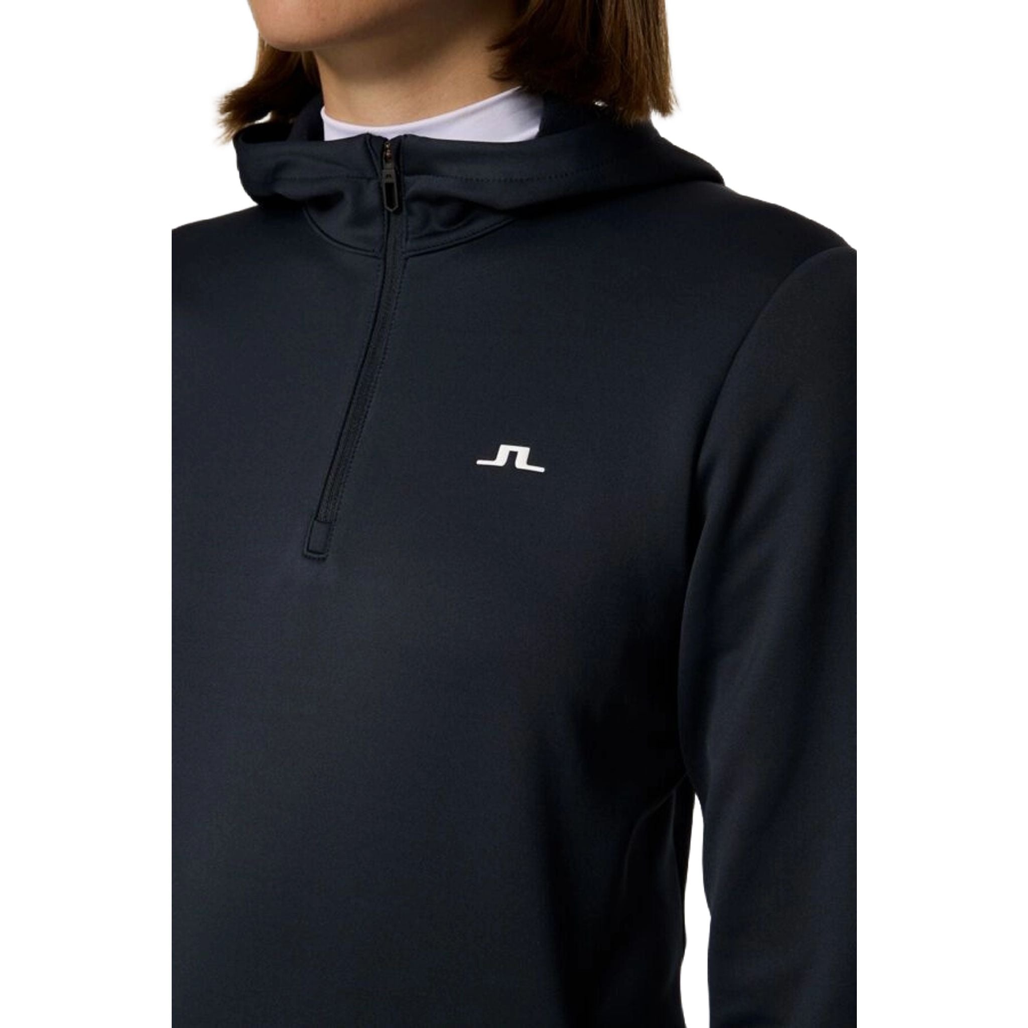 J. Lindeberg Aerialle Quarter Zip Kapuzenjacke Damen