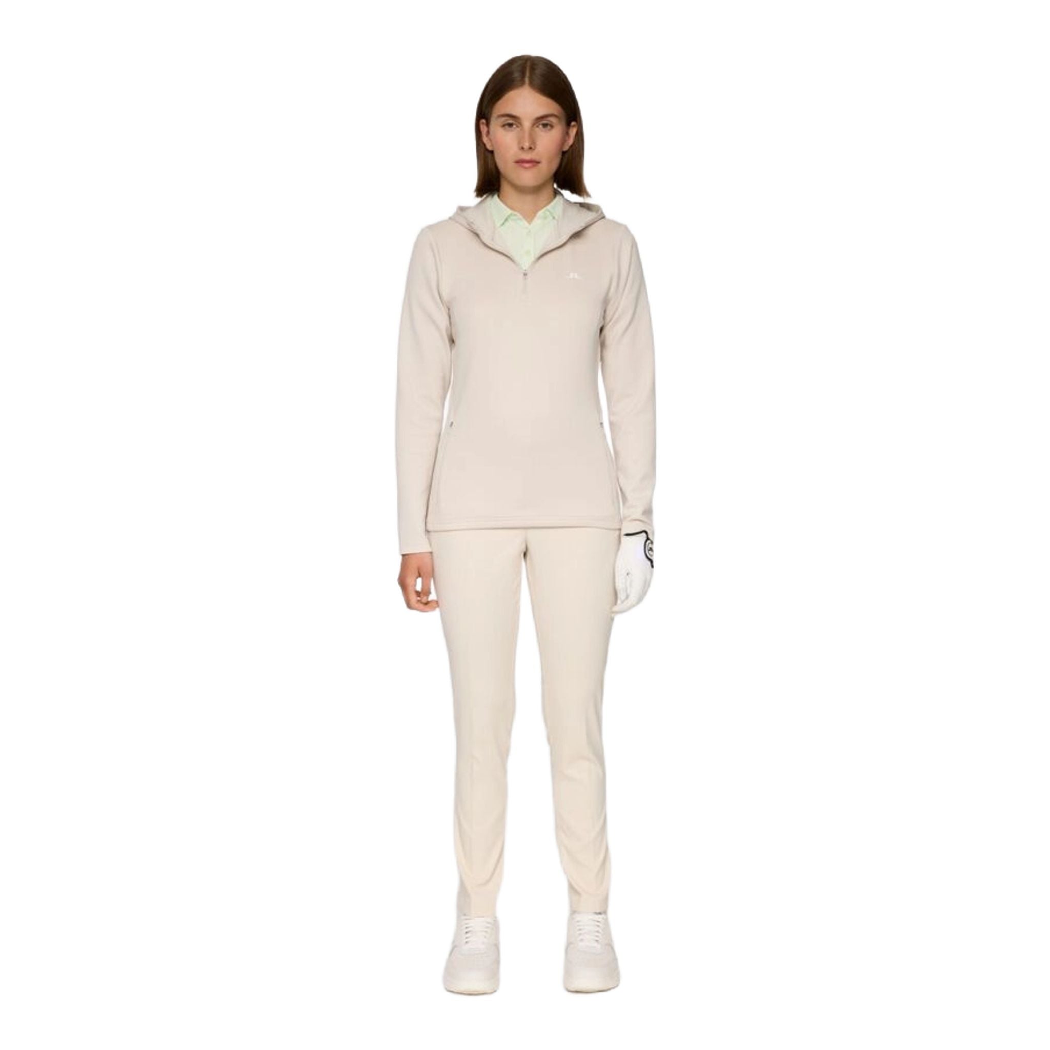 J. Lindeberg Aerialle Quarter Zip Kapuzenjacke Damen