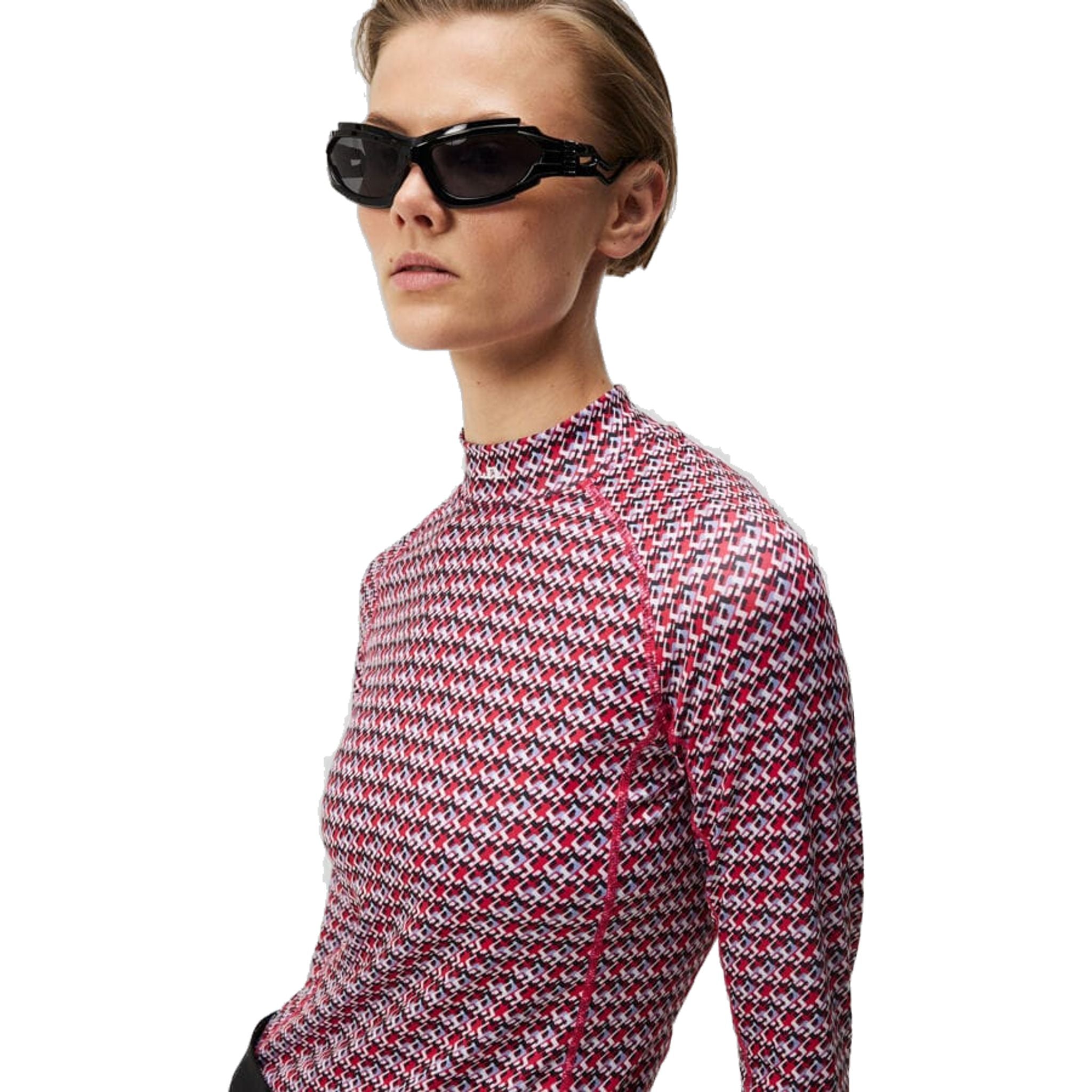 J. Lindeberg Asa Print Soft Compression Top Damen