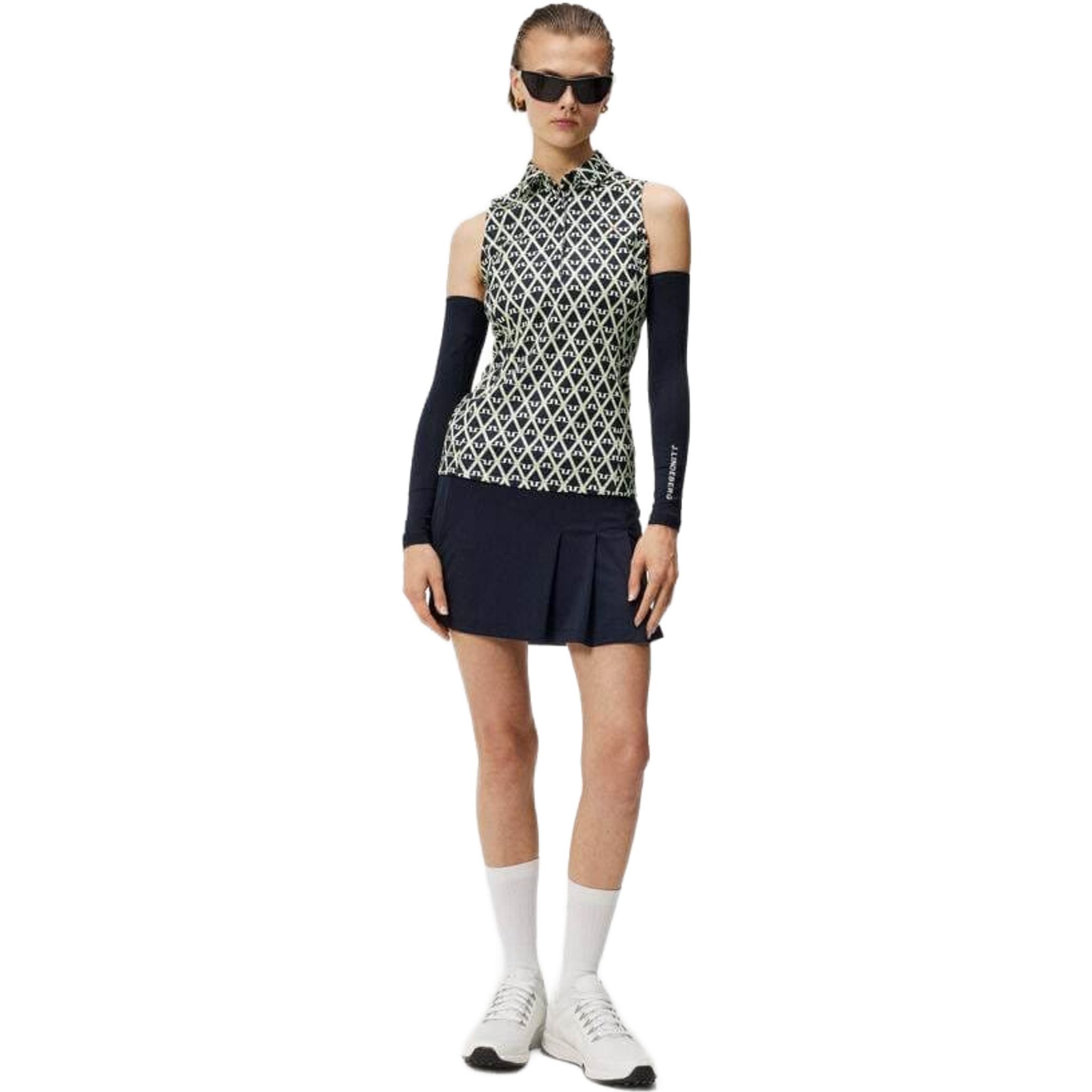 J. Lindeberg Dena Print Sleeveless Top Damen