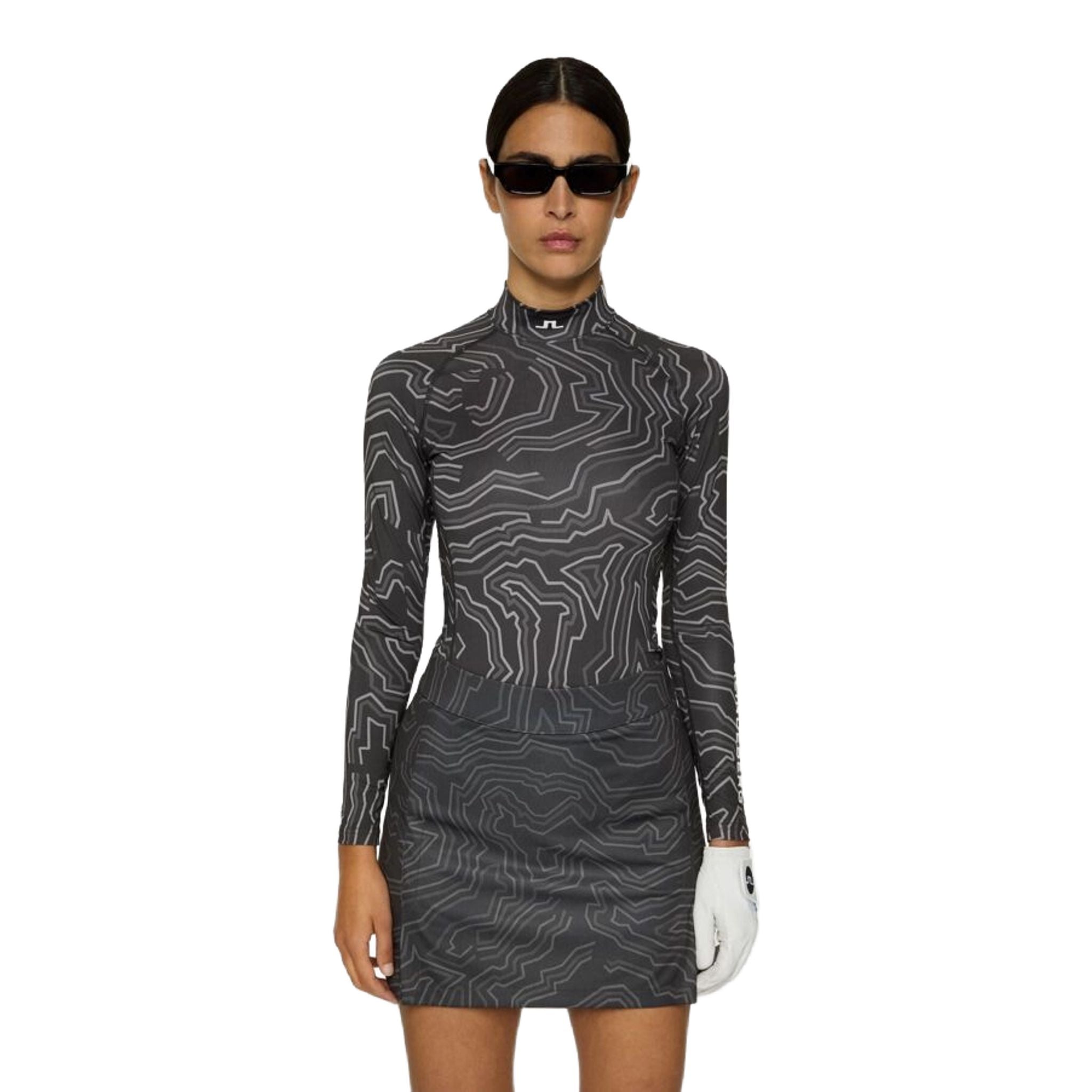 J. Lindeberg Ella Print Compression Top Damen