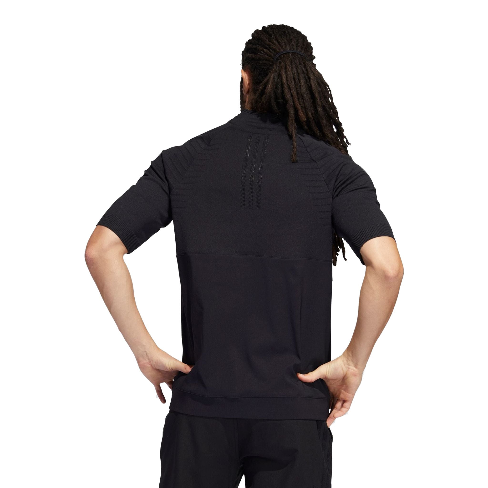 Adidas M Primeknit Quarter Zip Pullover Herren