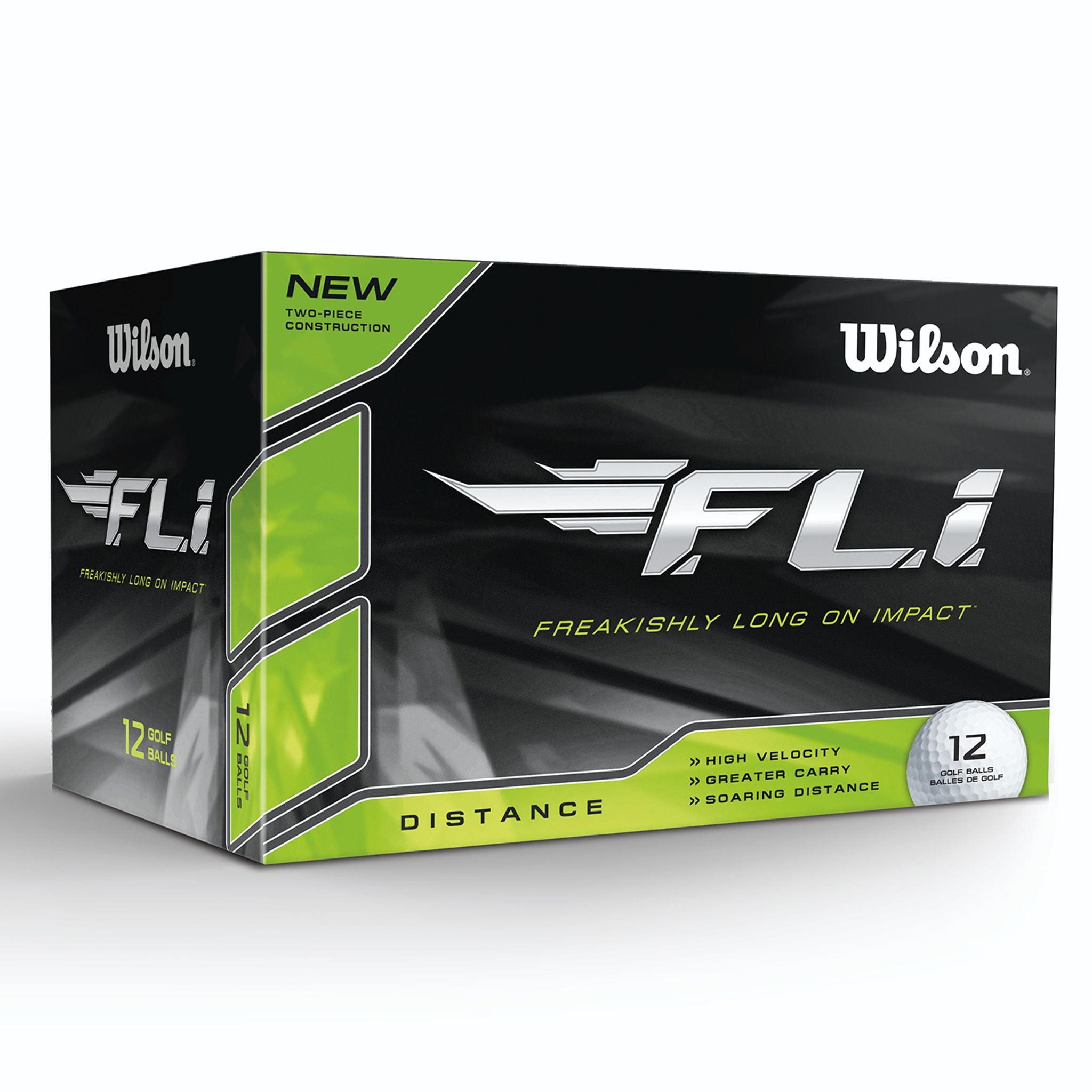Wilson FLI 12 Golfbälle Weiß