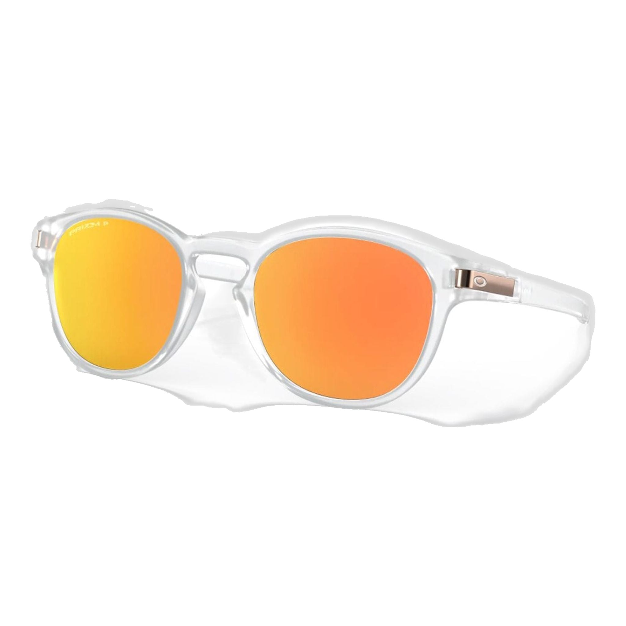 Oakley M Latch Matte Clear Prizm Rose Gold Polarized Herren