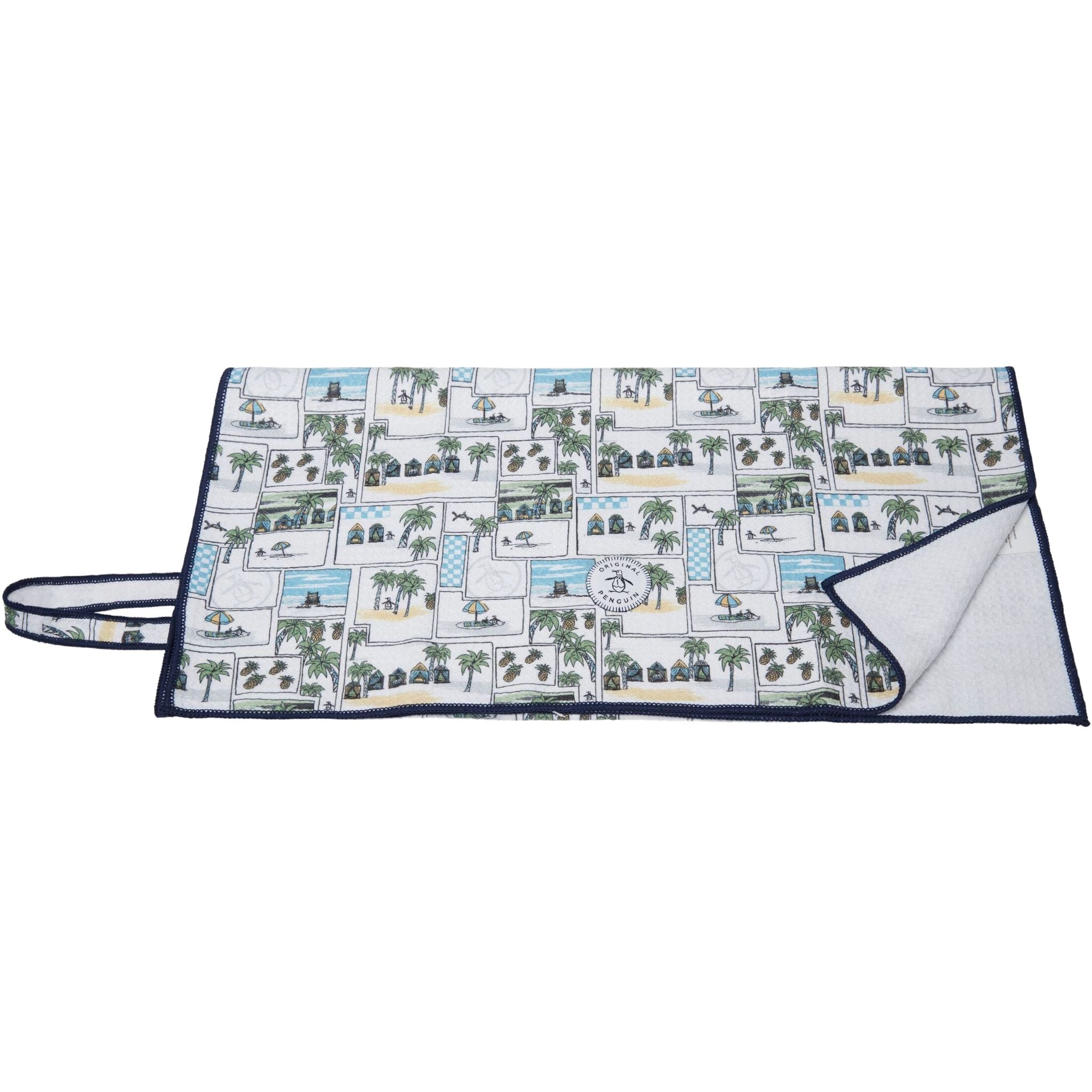 Original Penguin Tonal Drinks Waffel Bright White