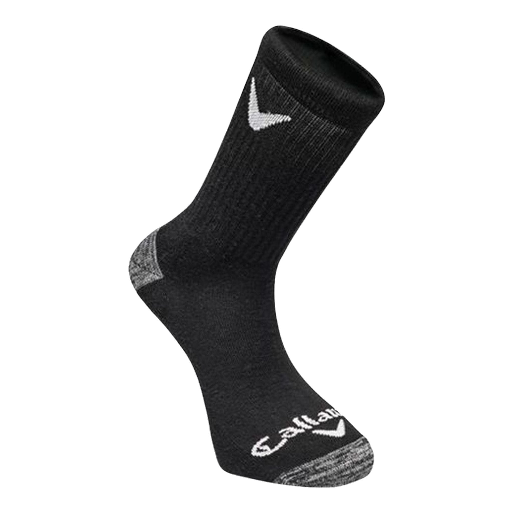 Callaway Socken Sport Crew (3-Pack) Schwarz/Grau Herren