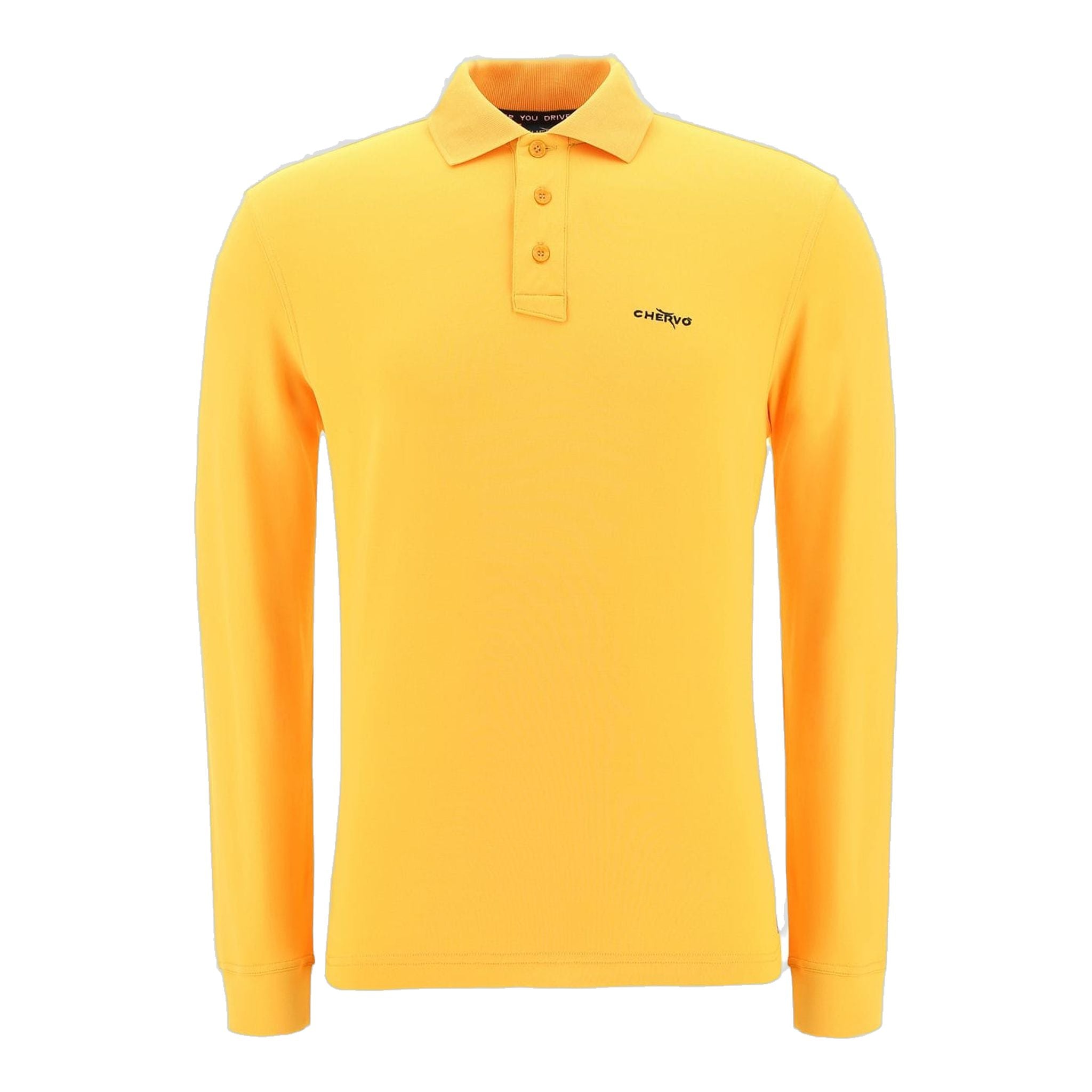 Chervo M Anguy LS Polo Sprint Orange Herren