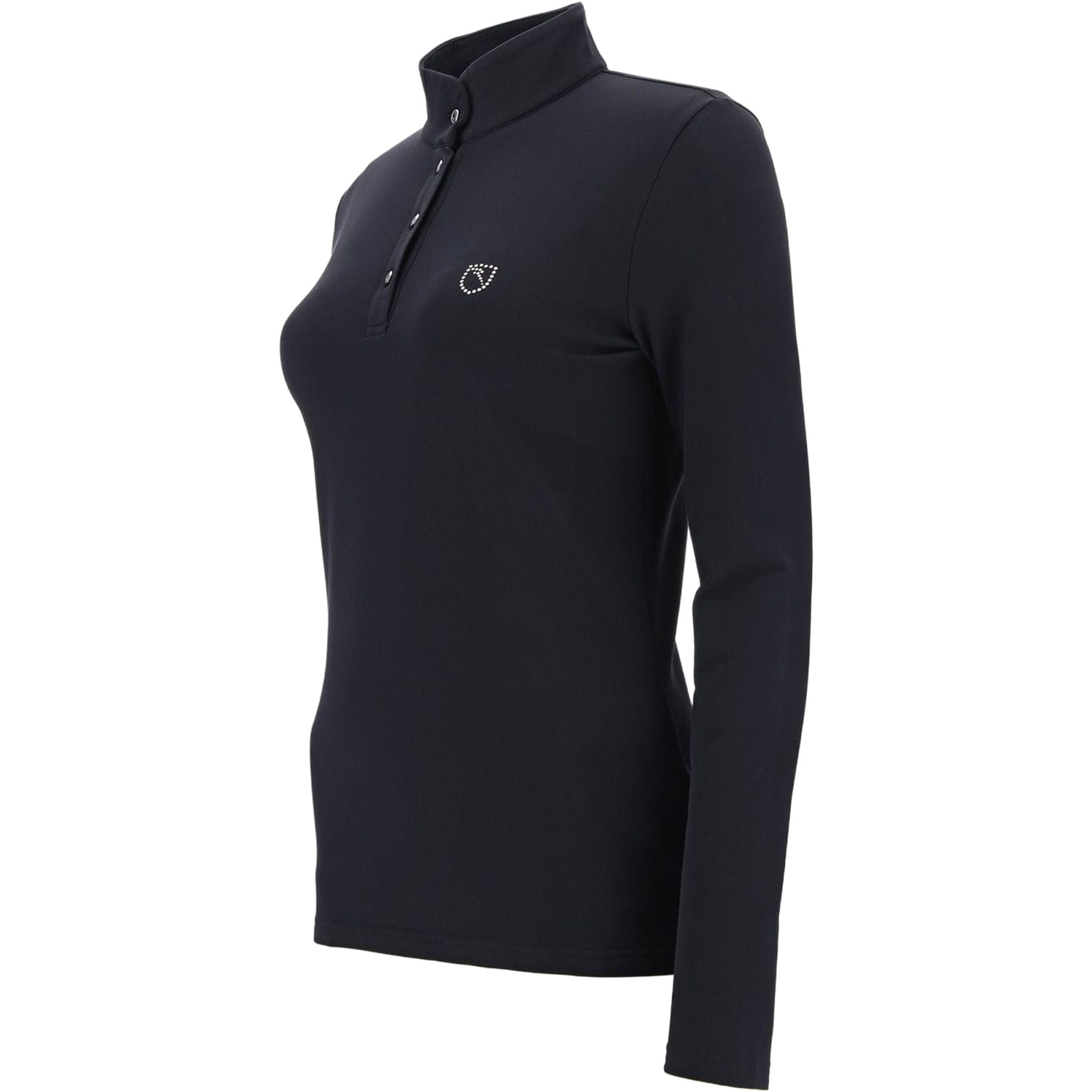 Chervo W Adelita LS Polo Schwarz Damen