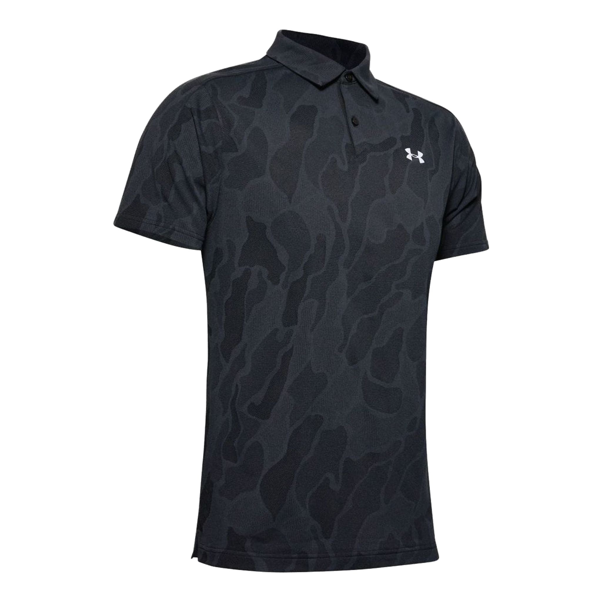 Under Armour Vanish Jacquard Polo Black/Grey Herren