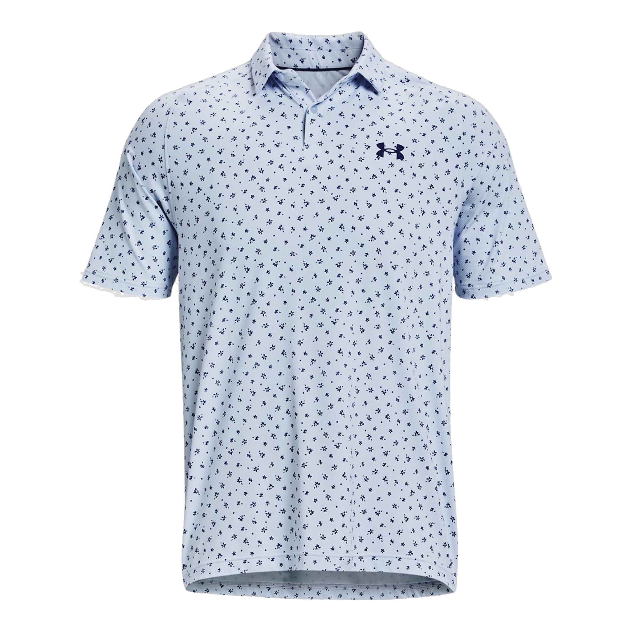 Under Armour Polo Kurzarm Iso-Chill Floral Dash Hellblau Herren Herren