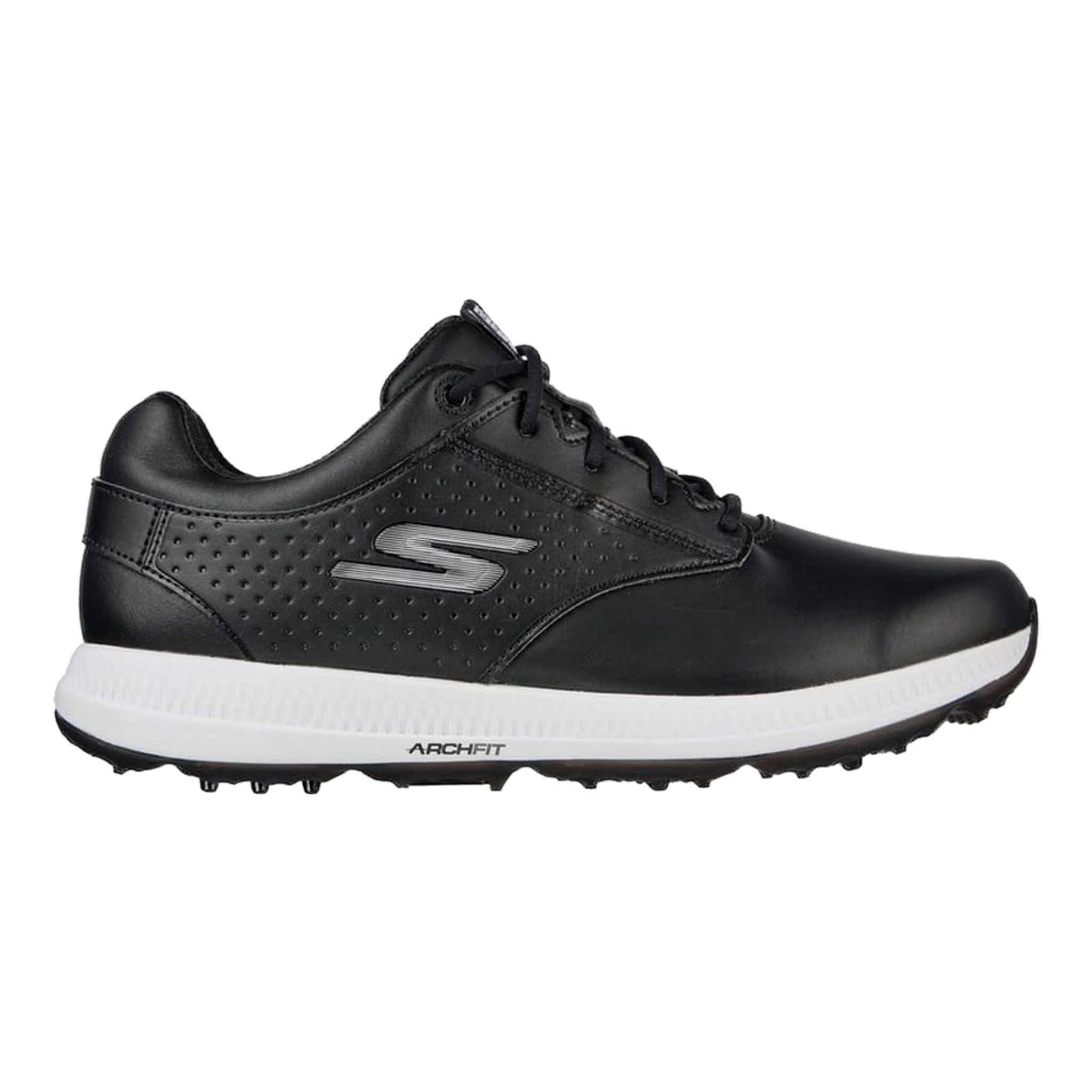 Skechers M GO GOLF ELITE 5 - LEGEND Black Leather/White Tri Herren