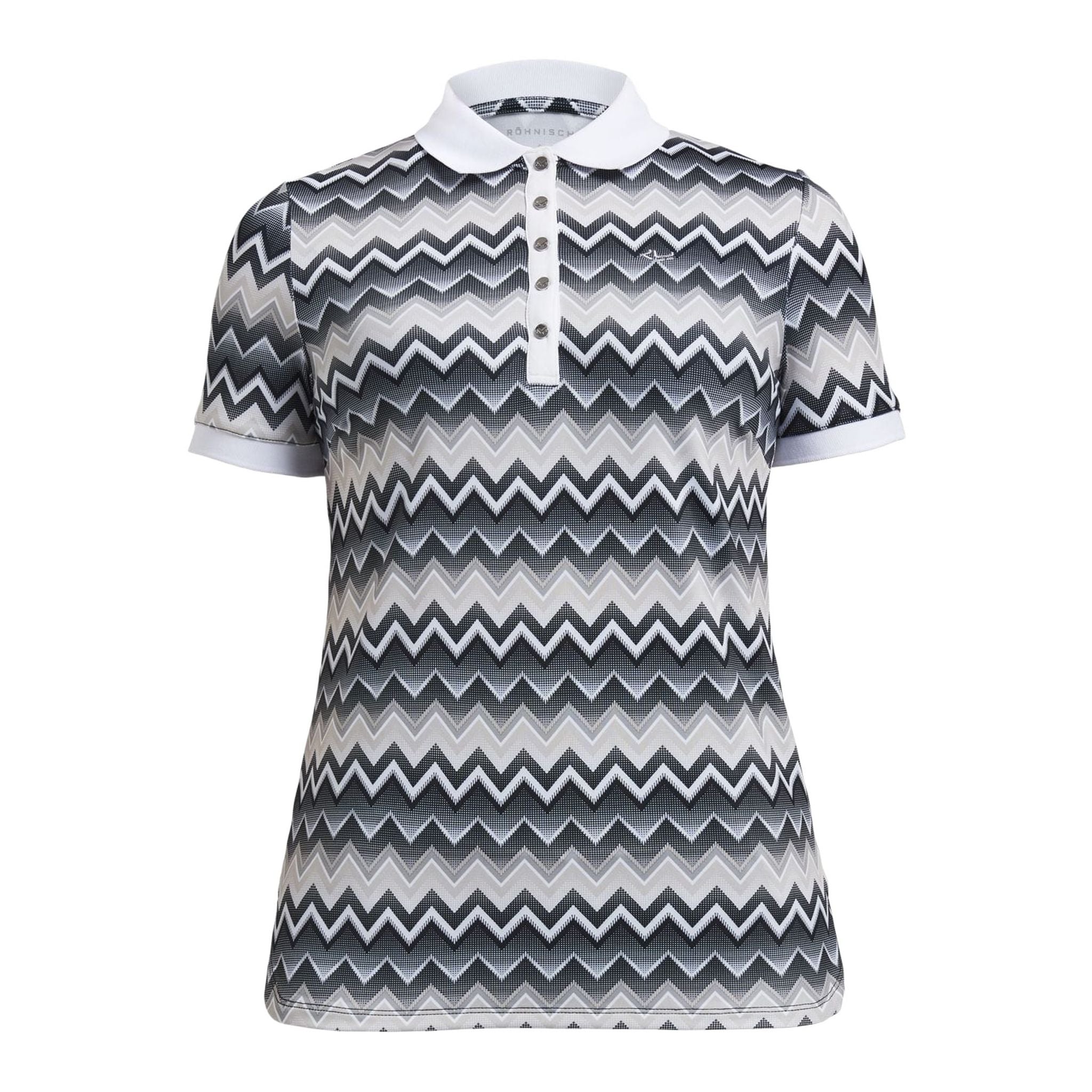 Röhnisch Element Polo Zigzag Sand Damen