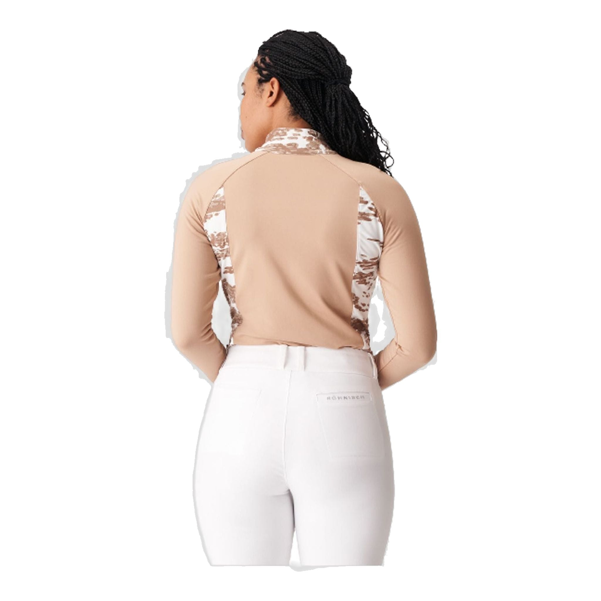 Röhnisch W Layer Megan Langarm Beige/Camo Damen
