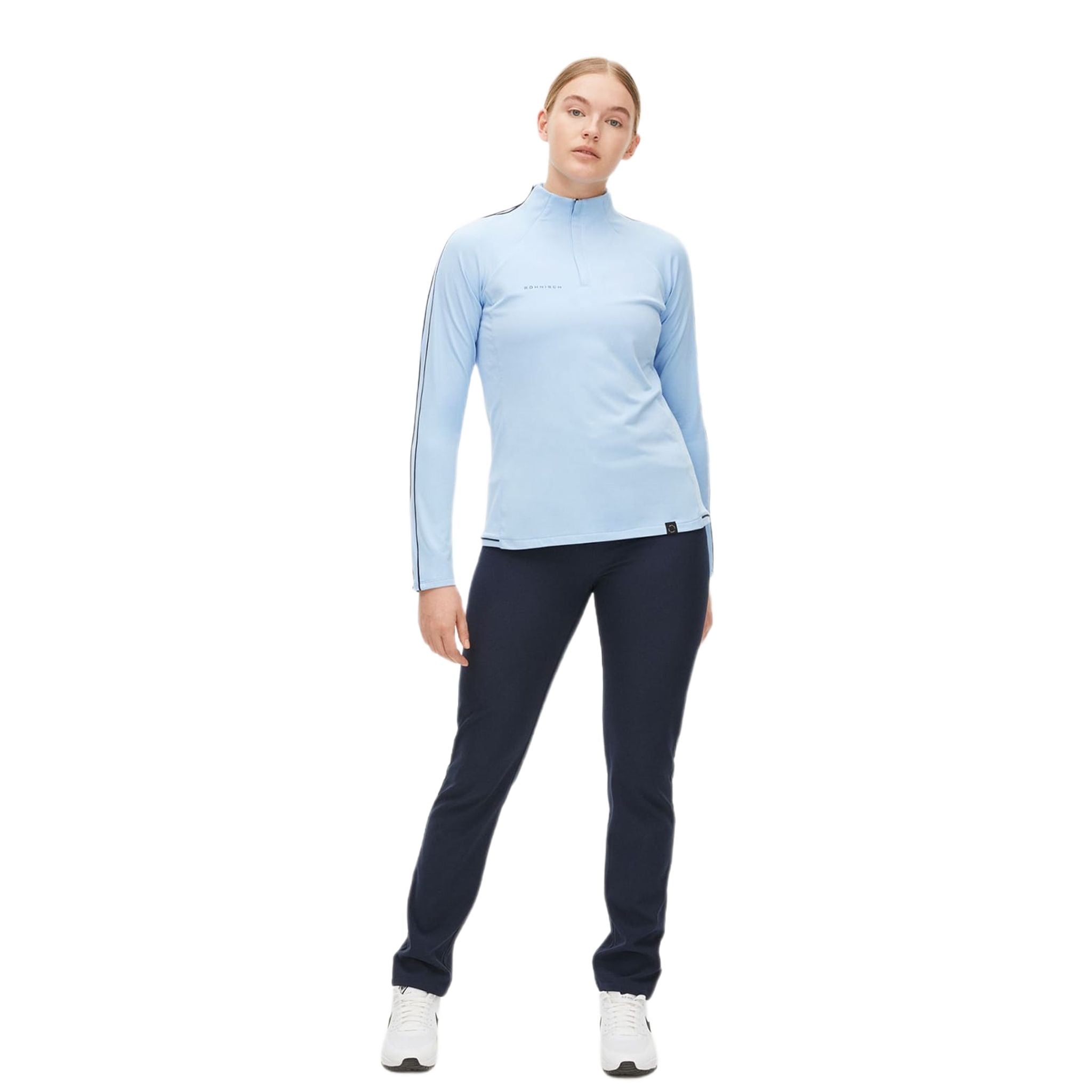 Röhnisch Serena Golf Layer Half Zip Powder Blue Damen Damen