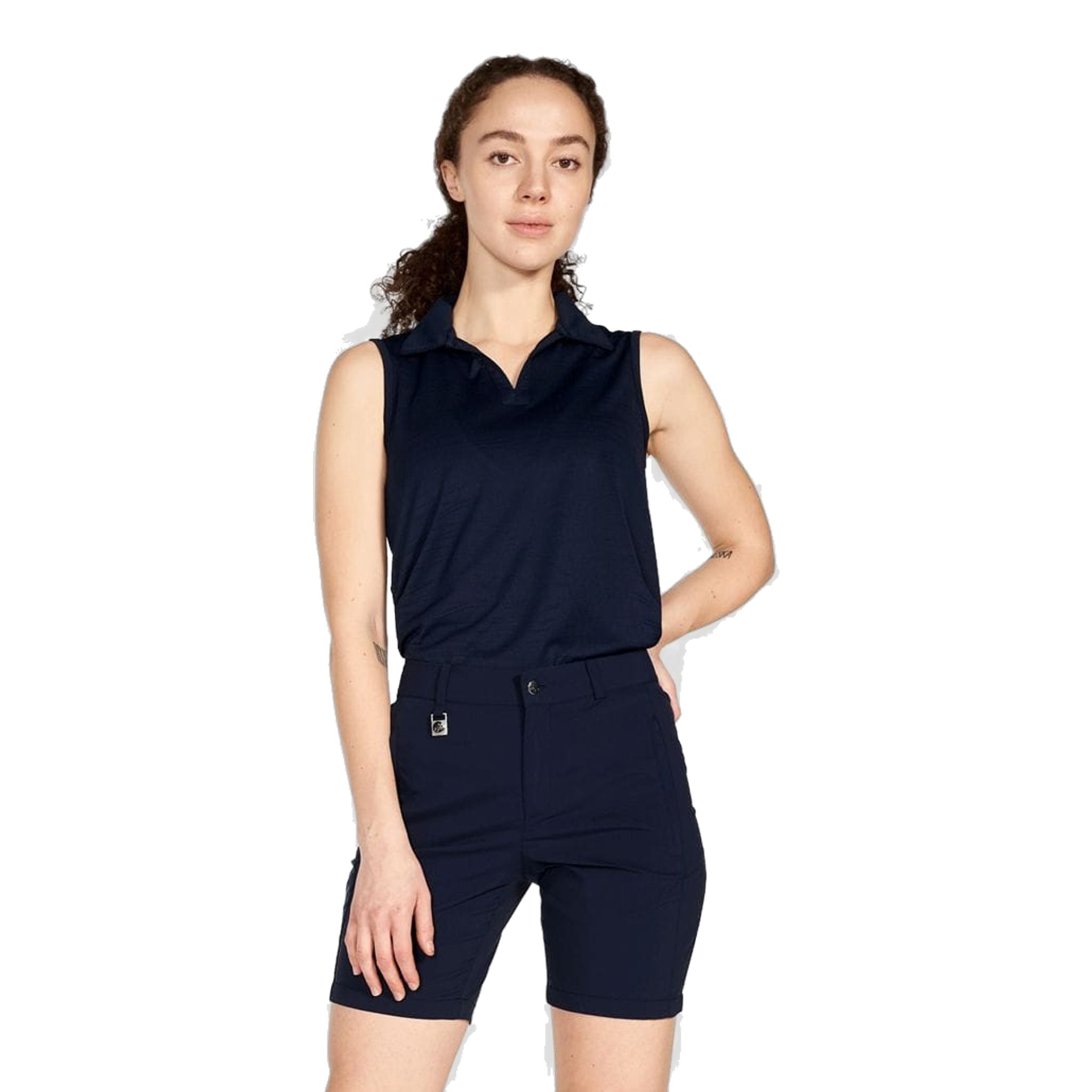 Röhnisch W Zoey SL Polo Navy Damen