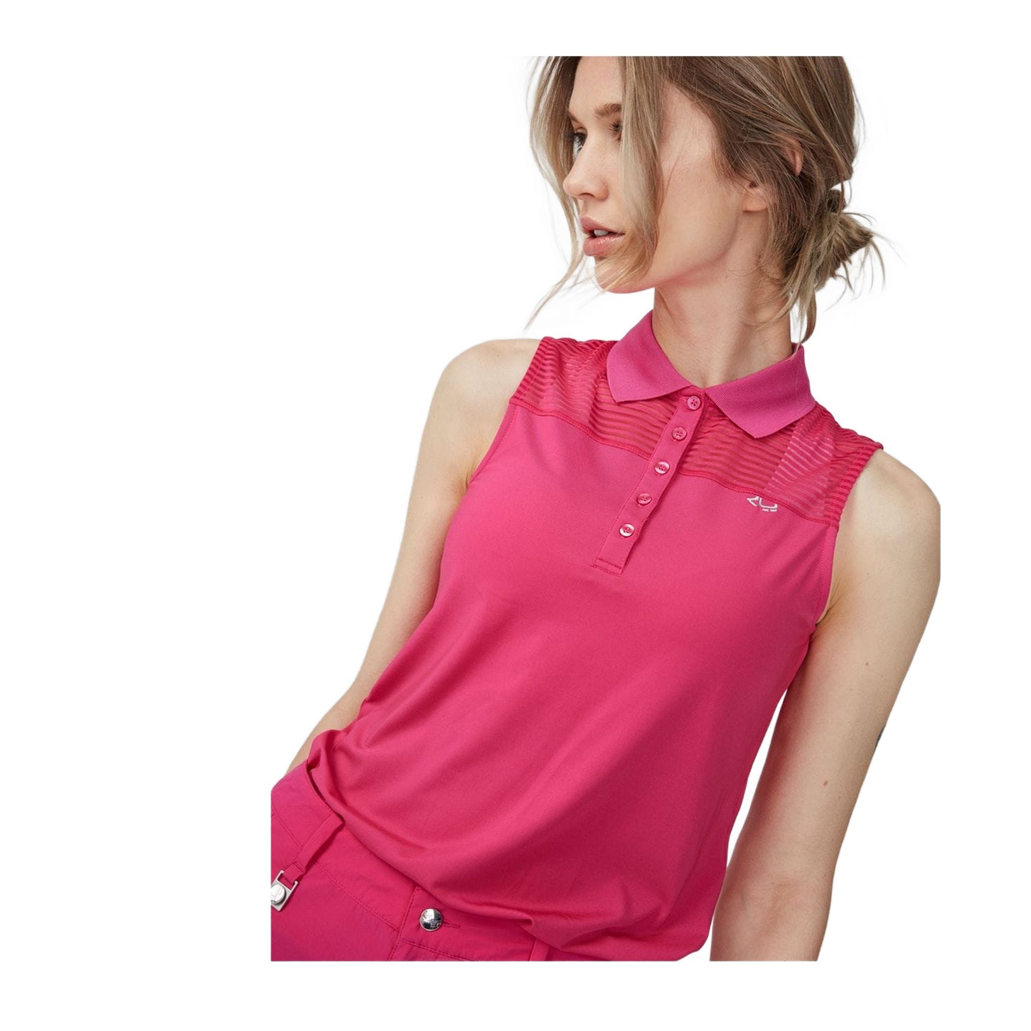 Röhnisch Miko SL Polo Fuchsia Damen