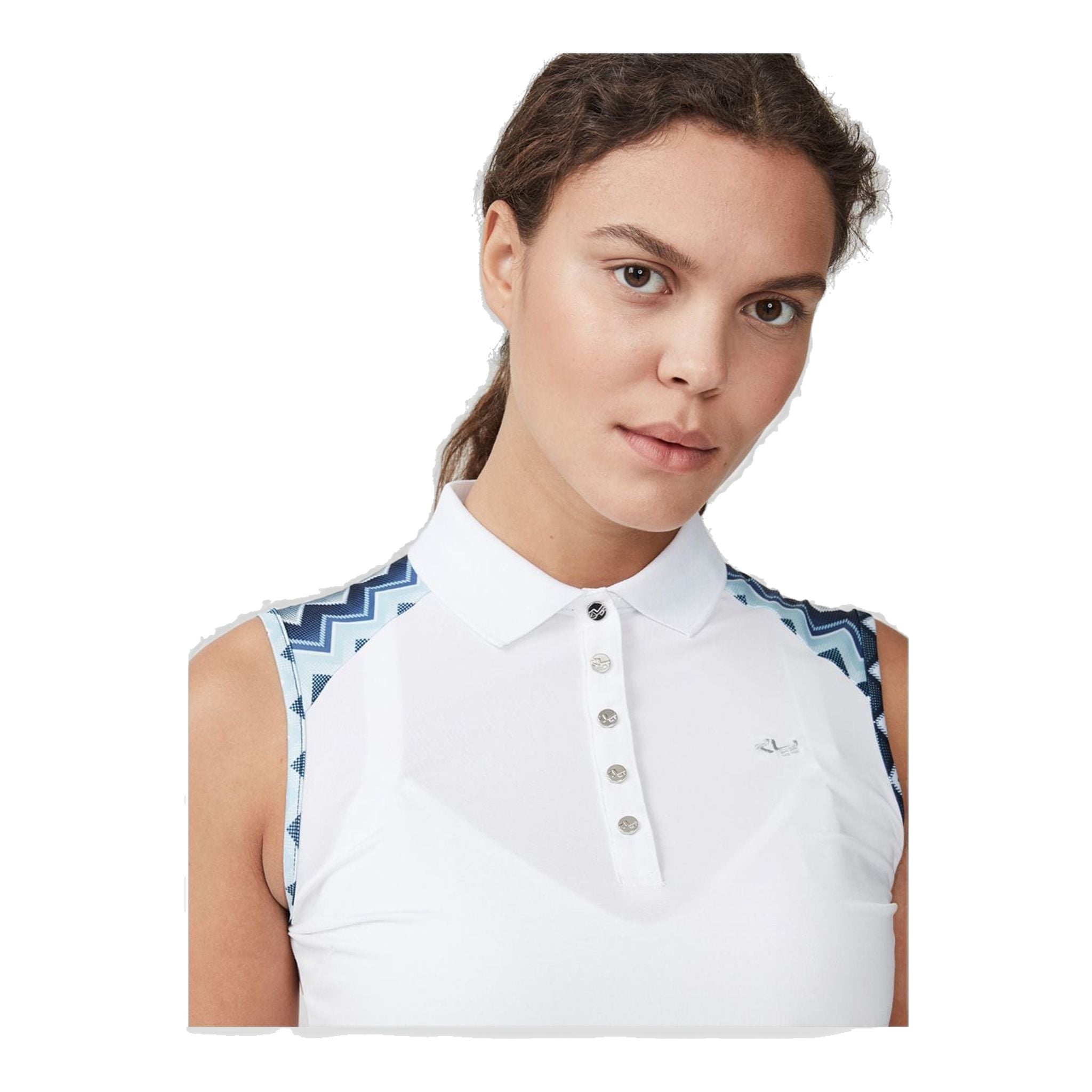 Röhnisch Element SL Polo Zigzag Blue Damen