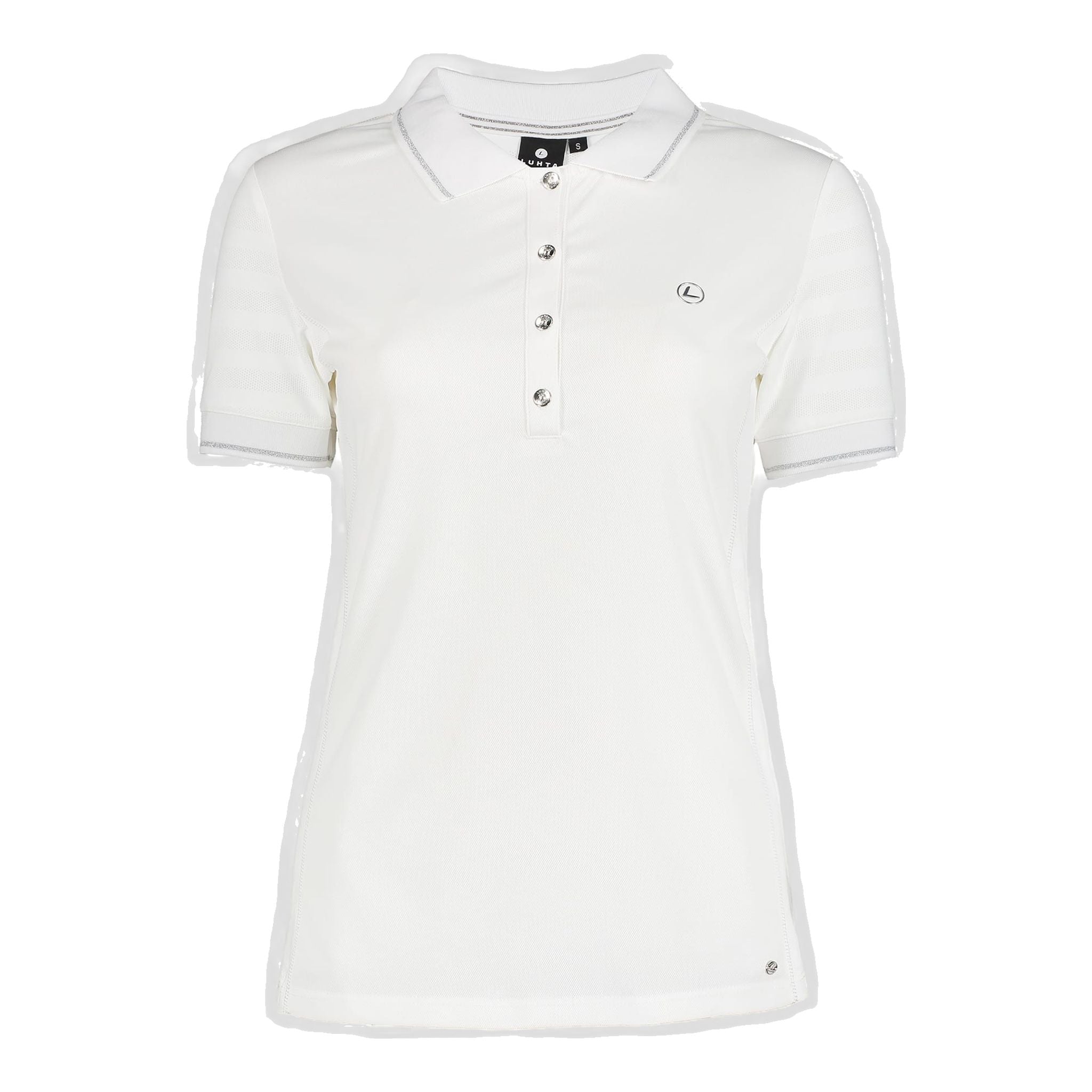 Luhta W Polo Shirts Eriksdal Optic White Damen