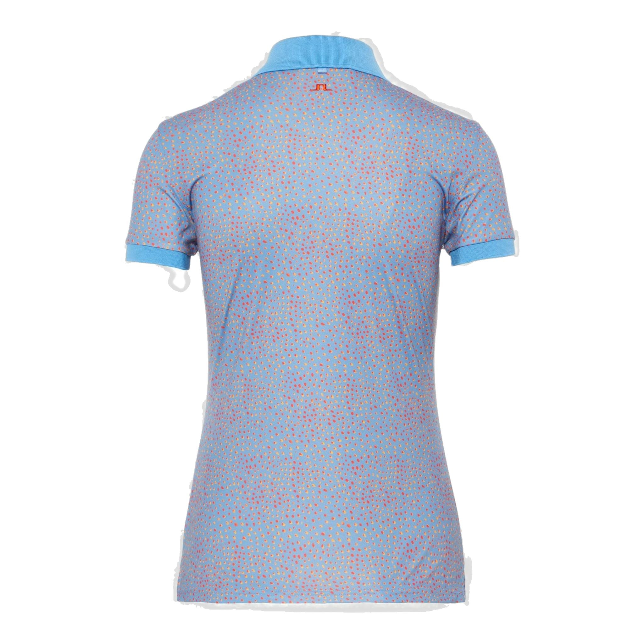 J. Lindeberg W Tour Tech Print-TX Jersey Polo Lake Blue Dot Damen