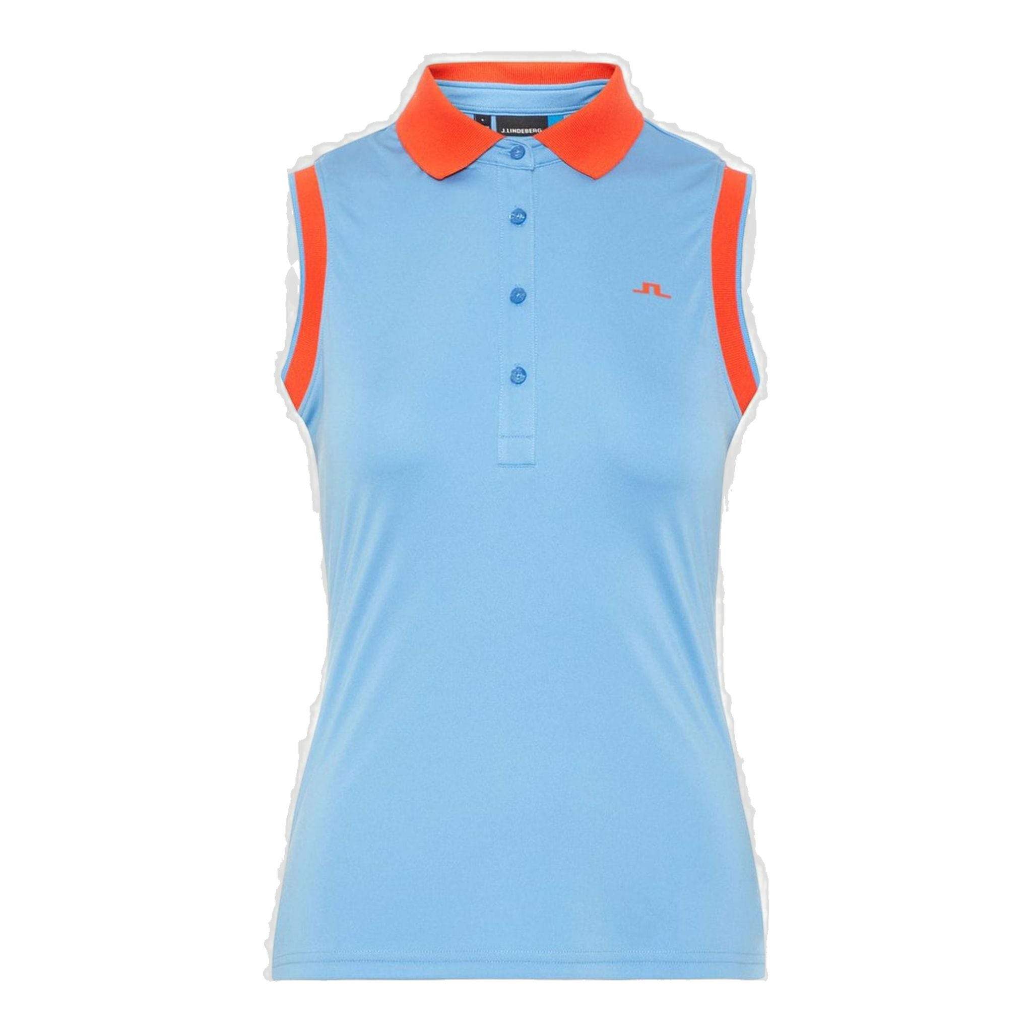 J. Lindeberg W Lyla-TX Coolmax Polo Lake Blue Damen