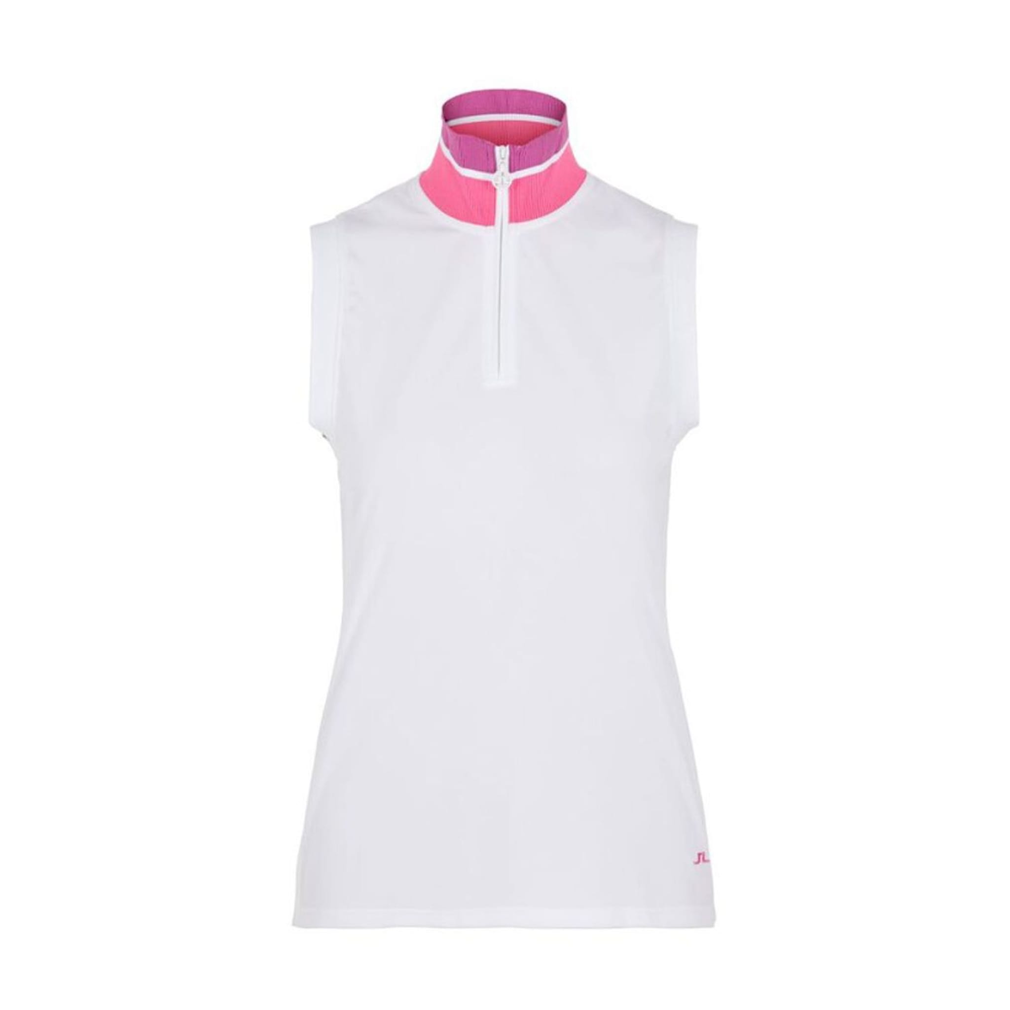 J. Lindeberg W Audrey TX-Jersey SS Polo White Damen