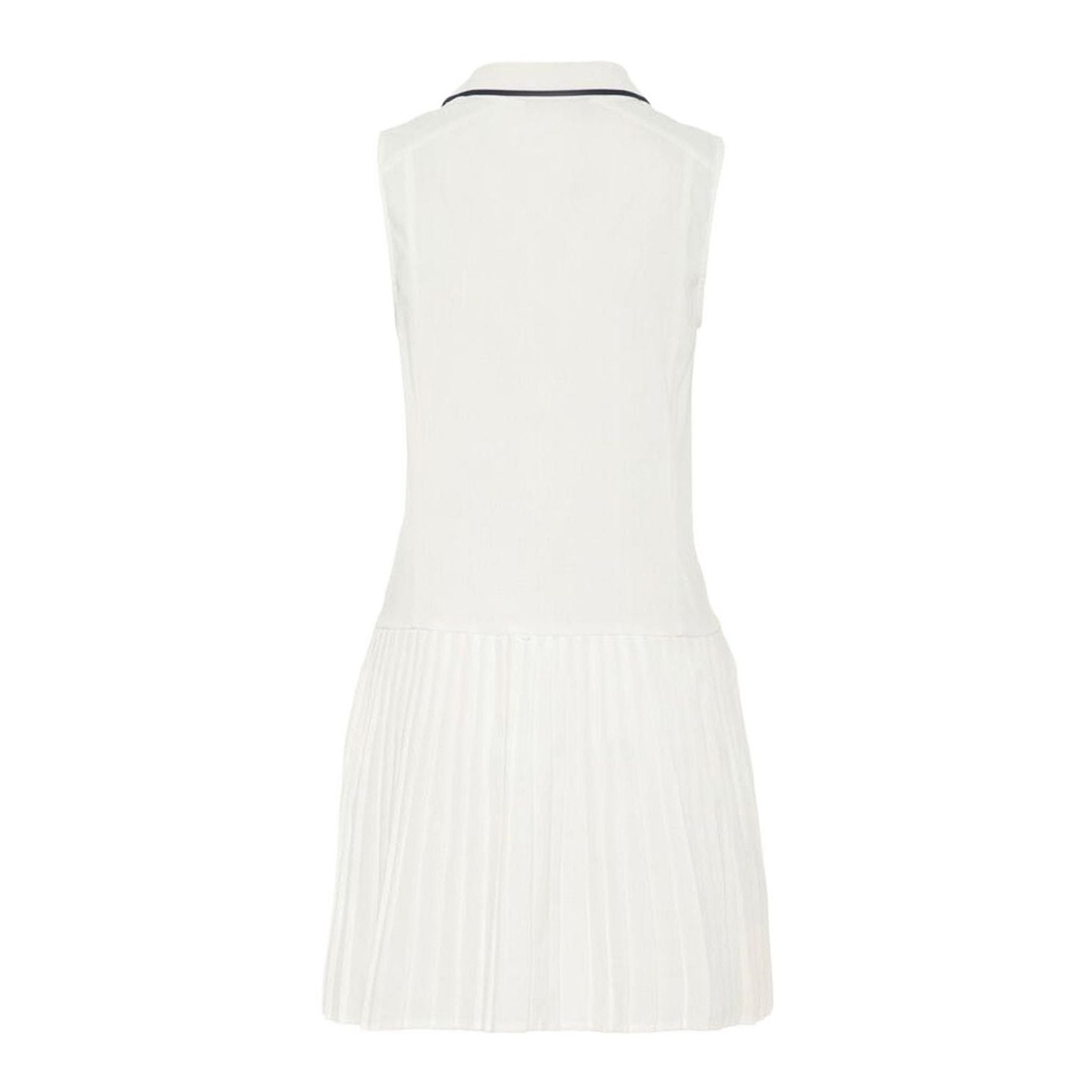J. Lindeberg Kleid W Cora High Vent White Damen
