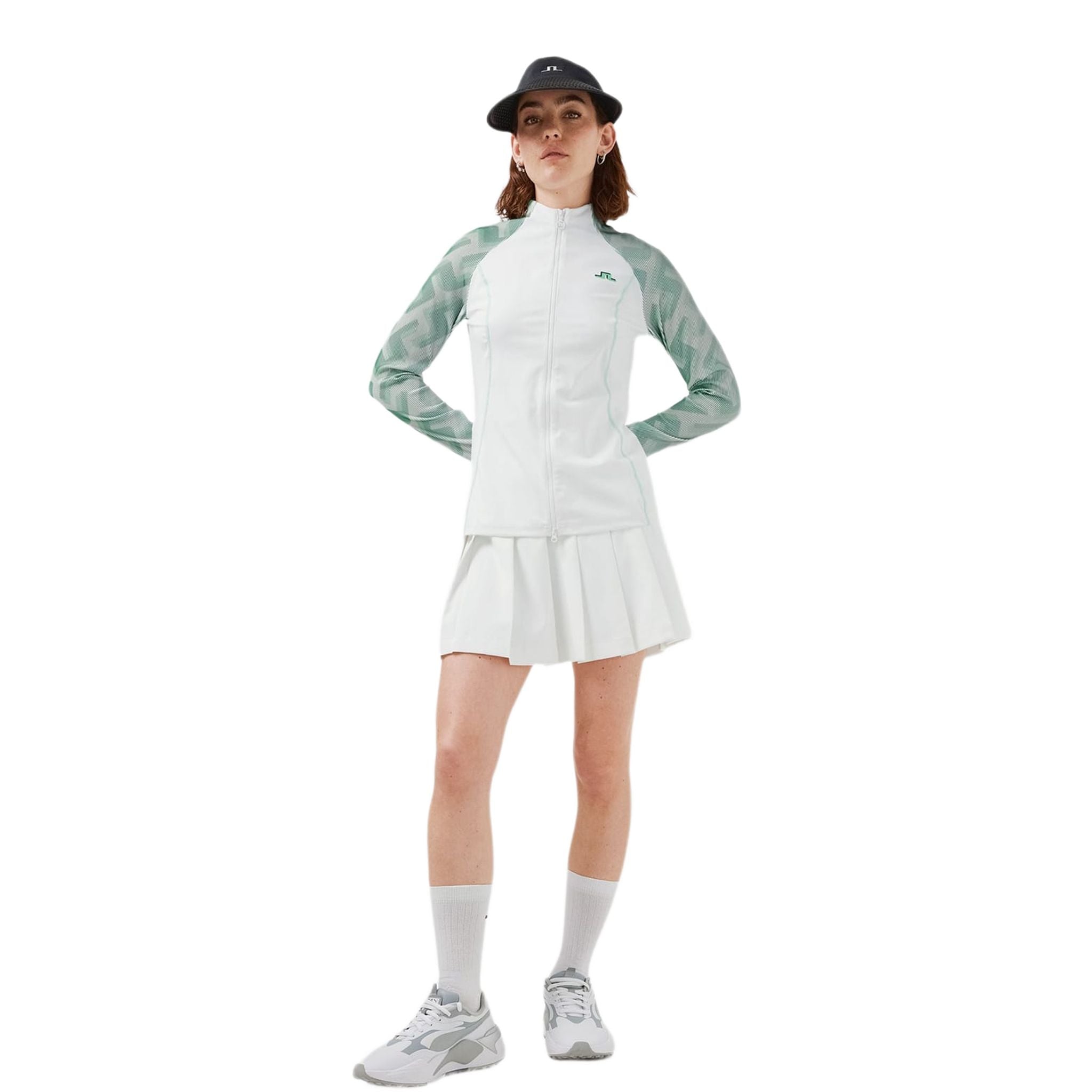 J. Lindeberg Golf Mid Layer June 3D sleeve Damen