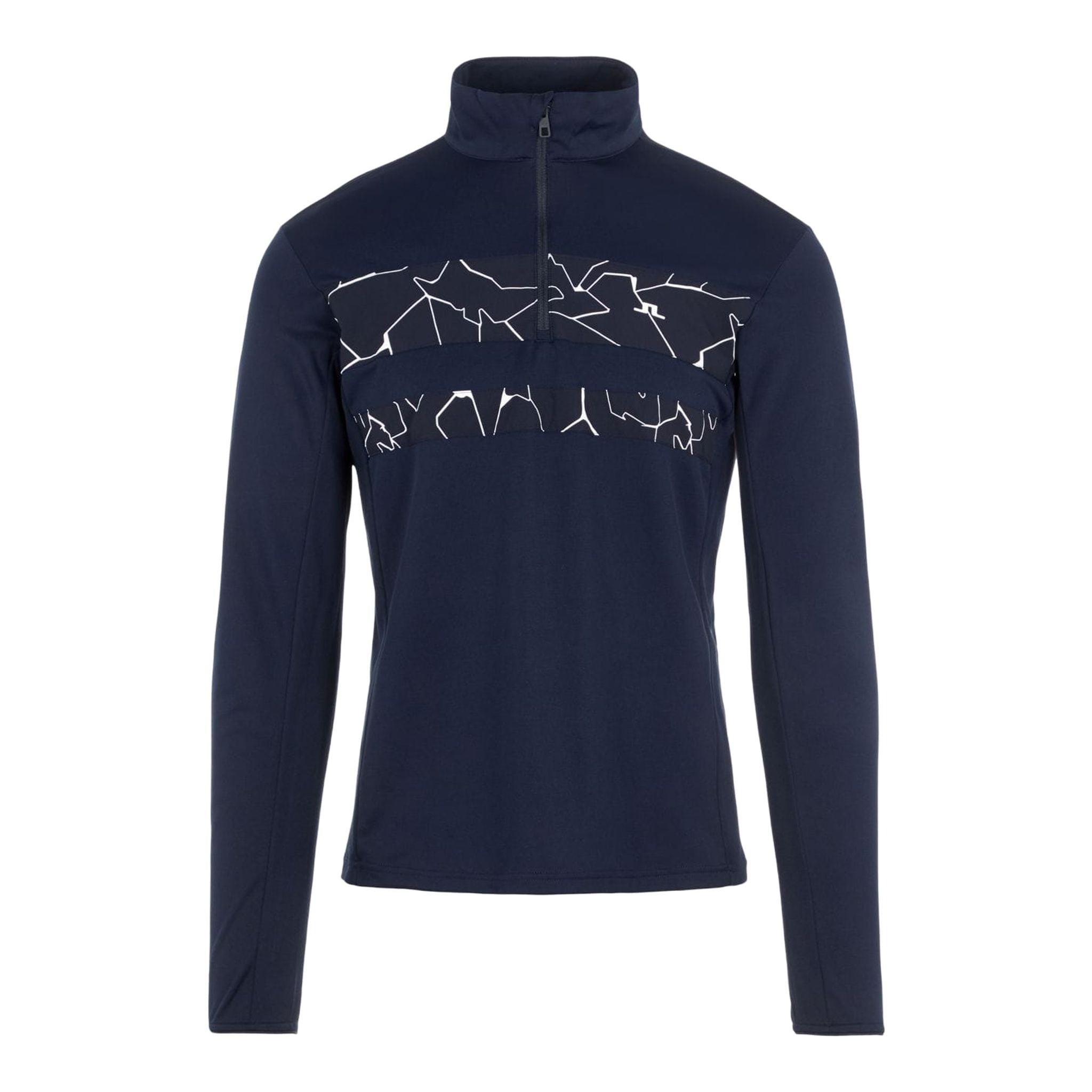 J. Lindeberg Mid Layer Bran Print  JL Navyblau Herren