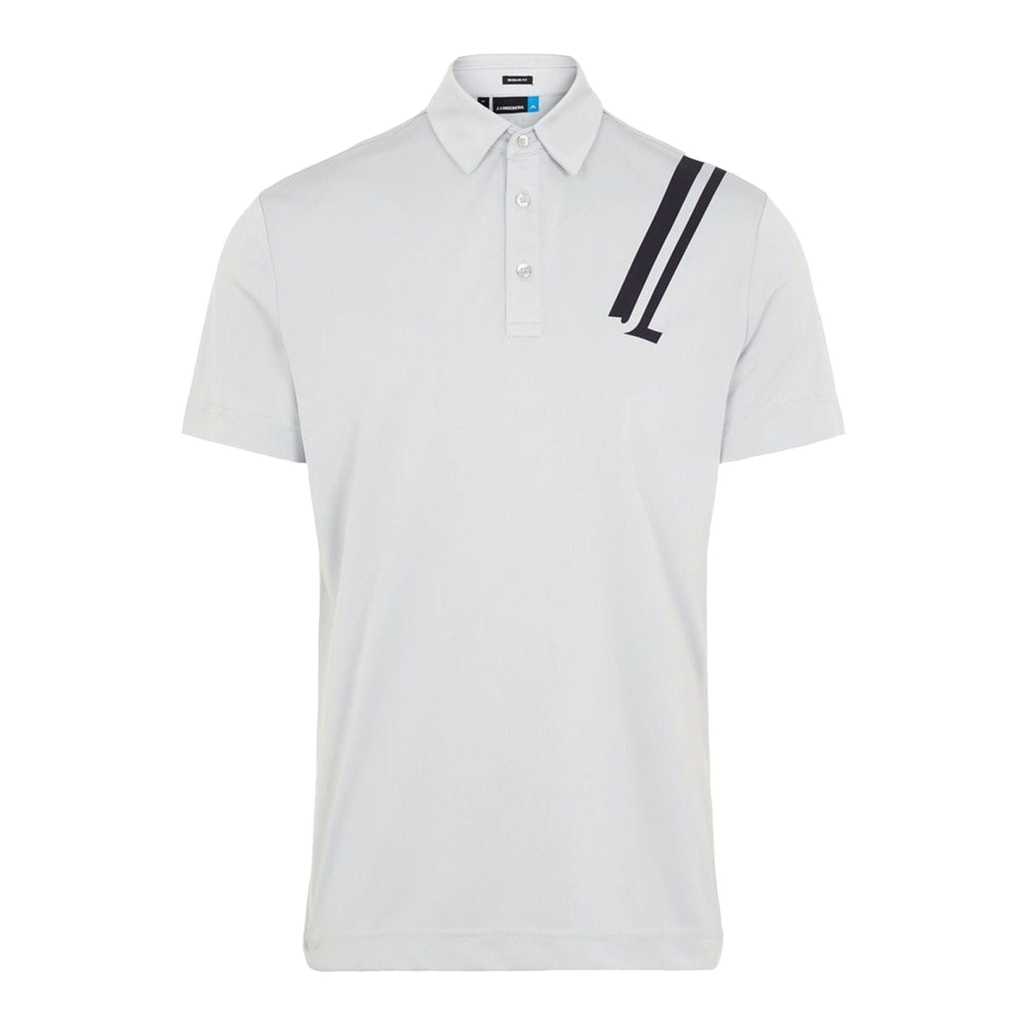 J. Lindeberg M Phoenix Reg Fit-TX Coolmax Polo Stone Grey Herren