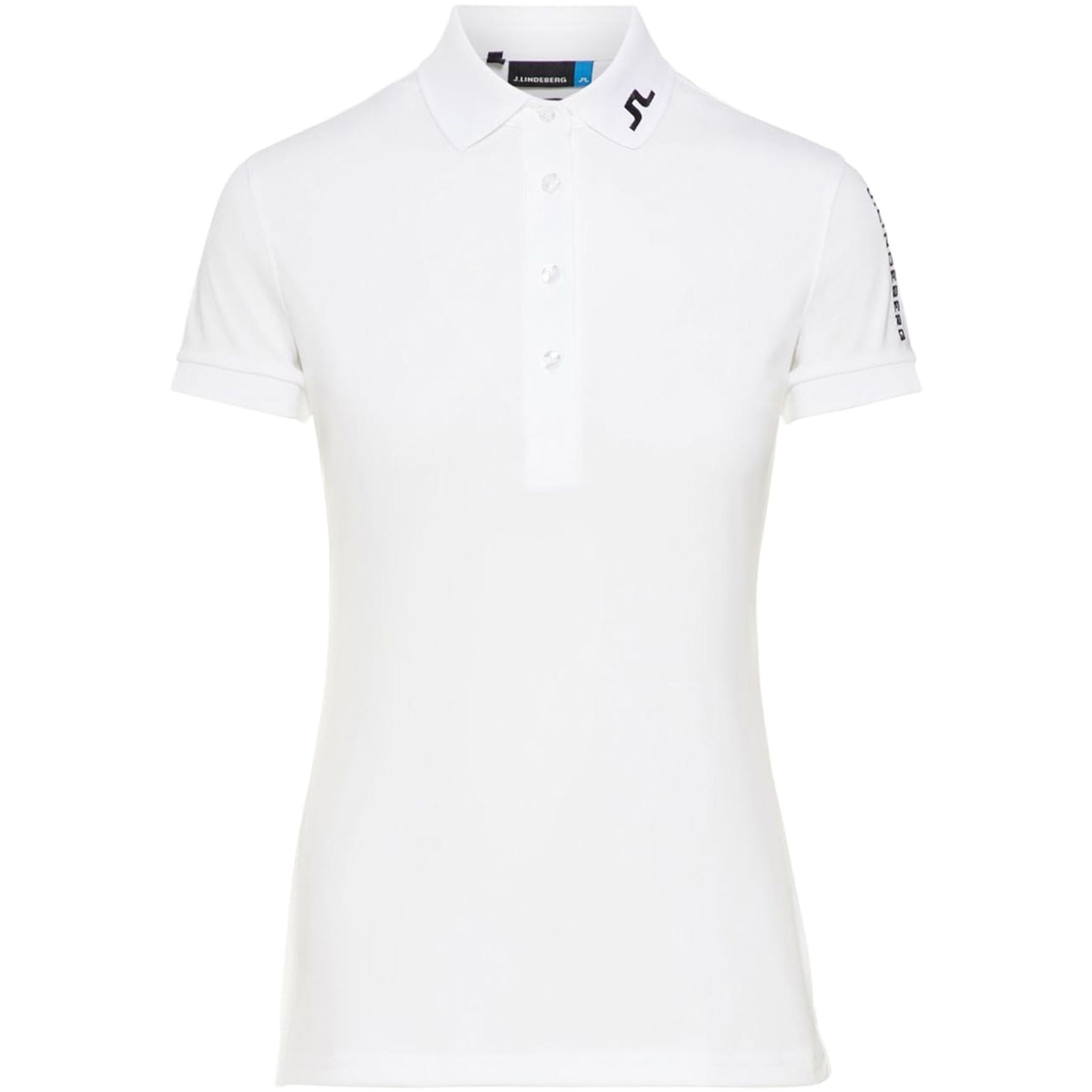 J. Lindeberg W Tour Tech slim TX Jersey Polo White Damen