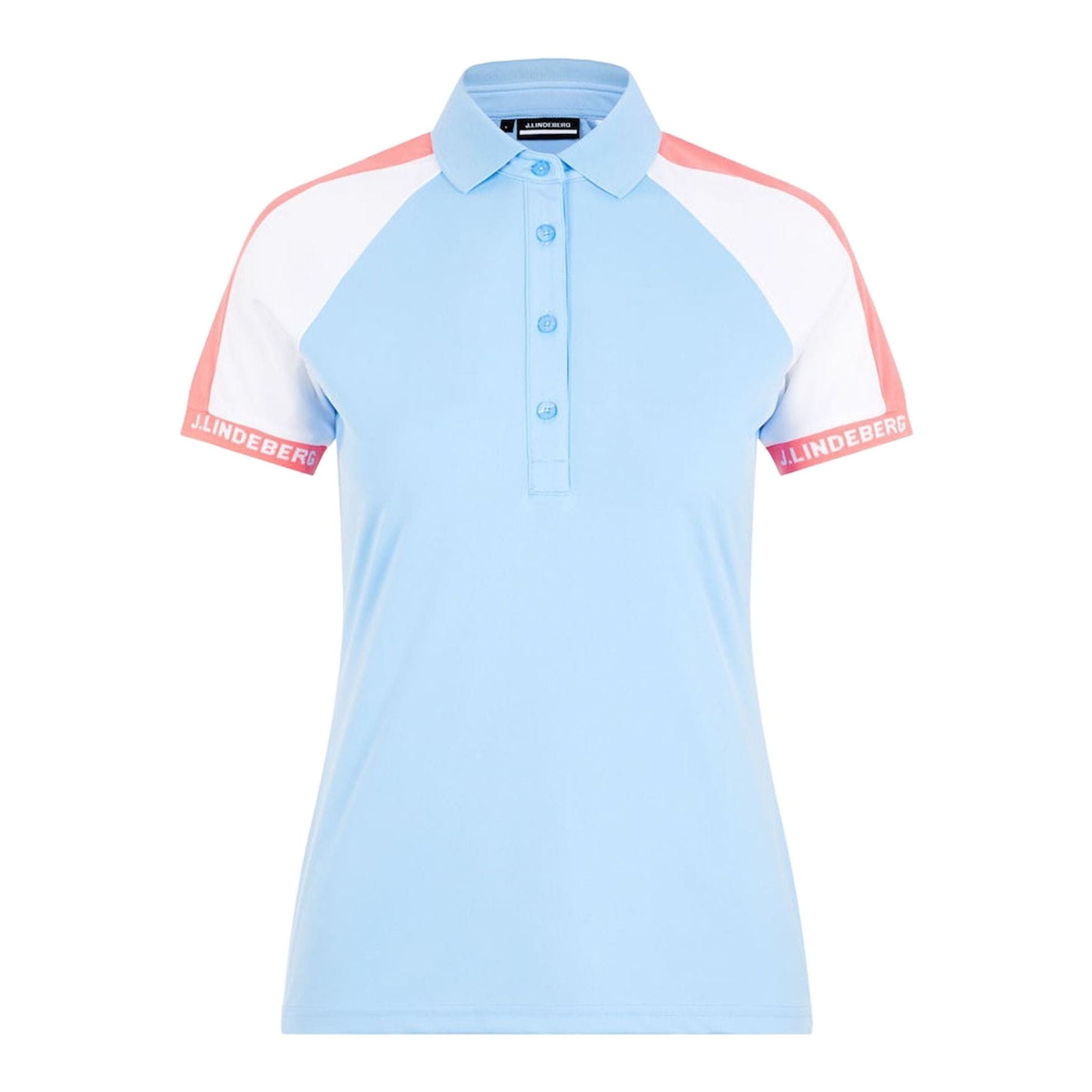 J. Lindeberg W Perinne SS Polo Summer Blue Damen