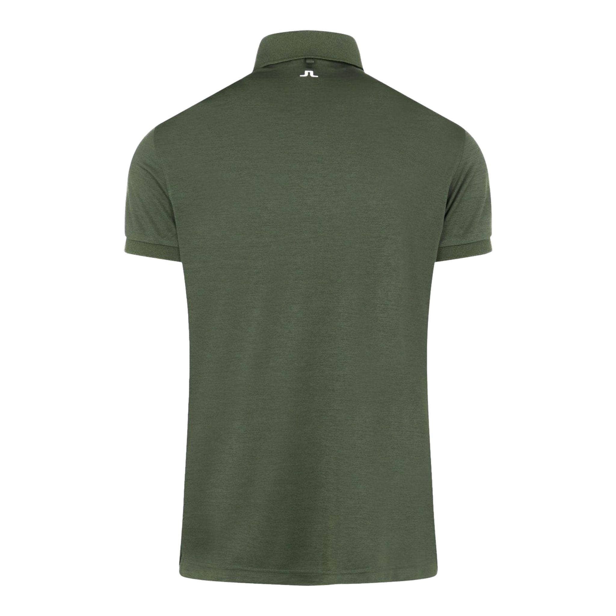 J. Lindeberg M Tour Tech Reg Fit SS Polo Thyme Green Melange Herren