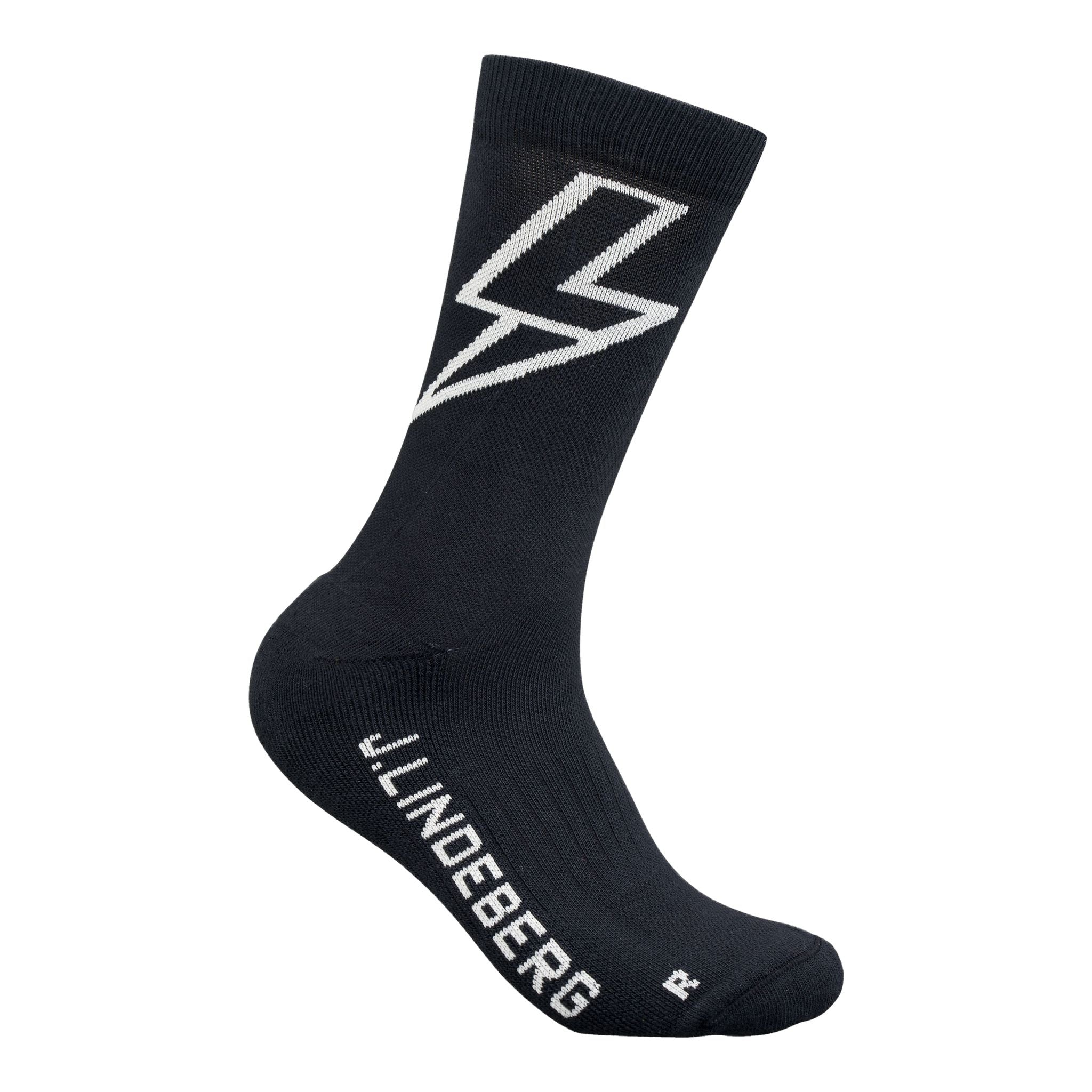 J. Lindeberg Socken JL Strike Schwarz Herren